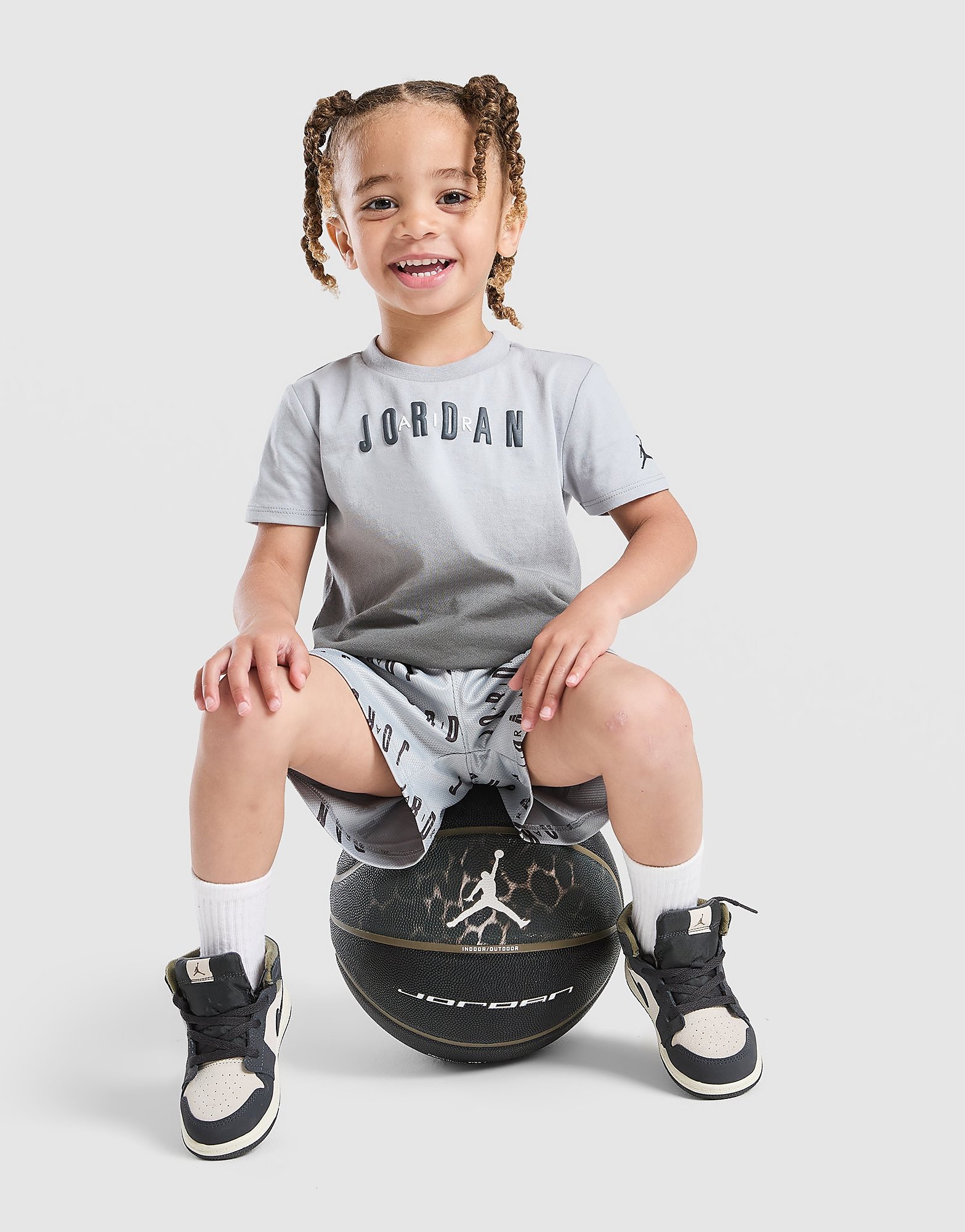 All Over Print T-Shirt/Shorts Set Infant - Grigio, grigio grigio Bambino taglia 12-18M