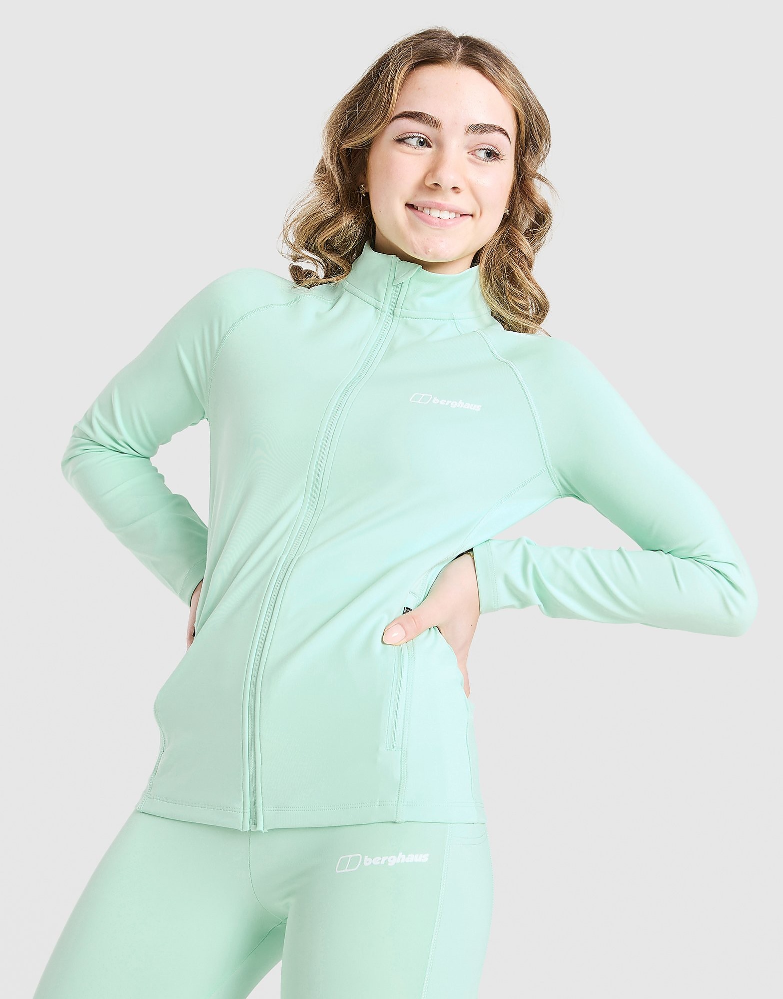 Berghaus Girls' Aptitude Full Zip Top Junior - vue 1
