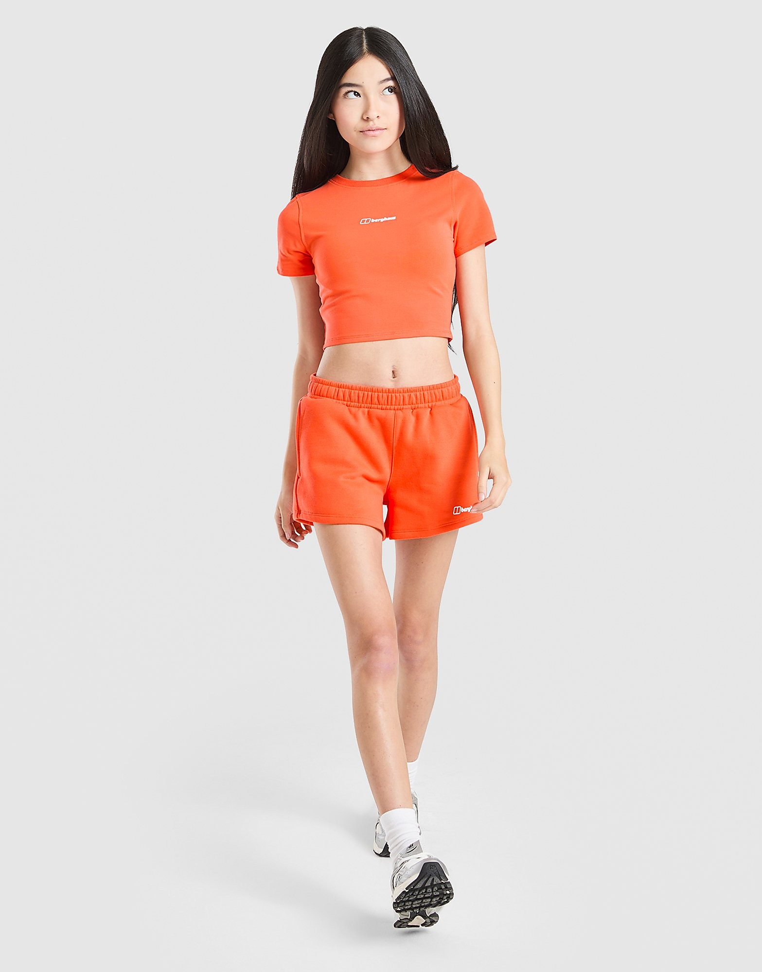 Berghaus Girls' Logo T ShirtShorts Set Junior