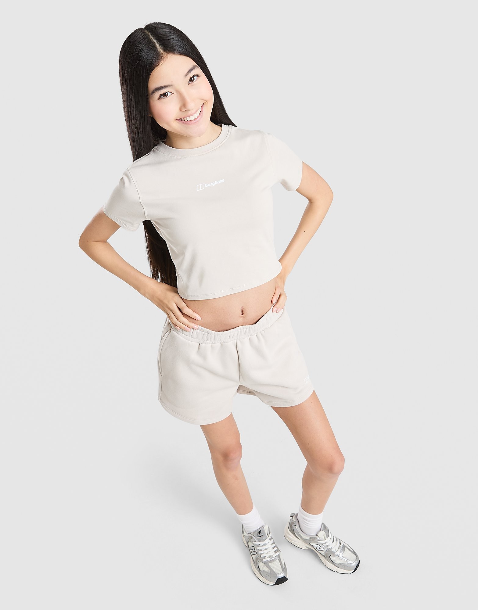 Berghaus Girls' Logo T ShirtShorts Set Junior