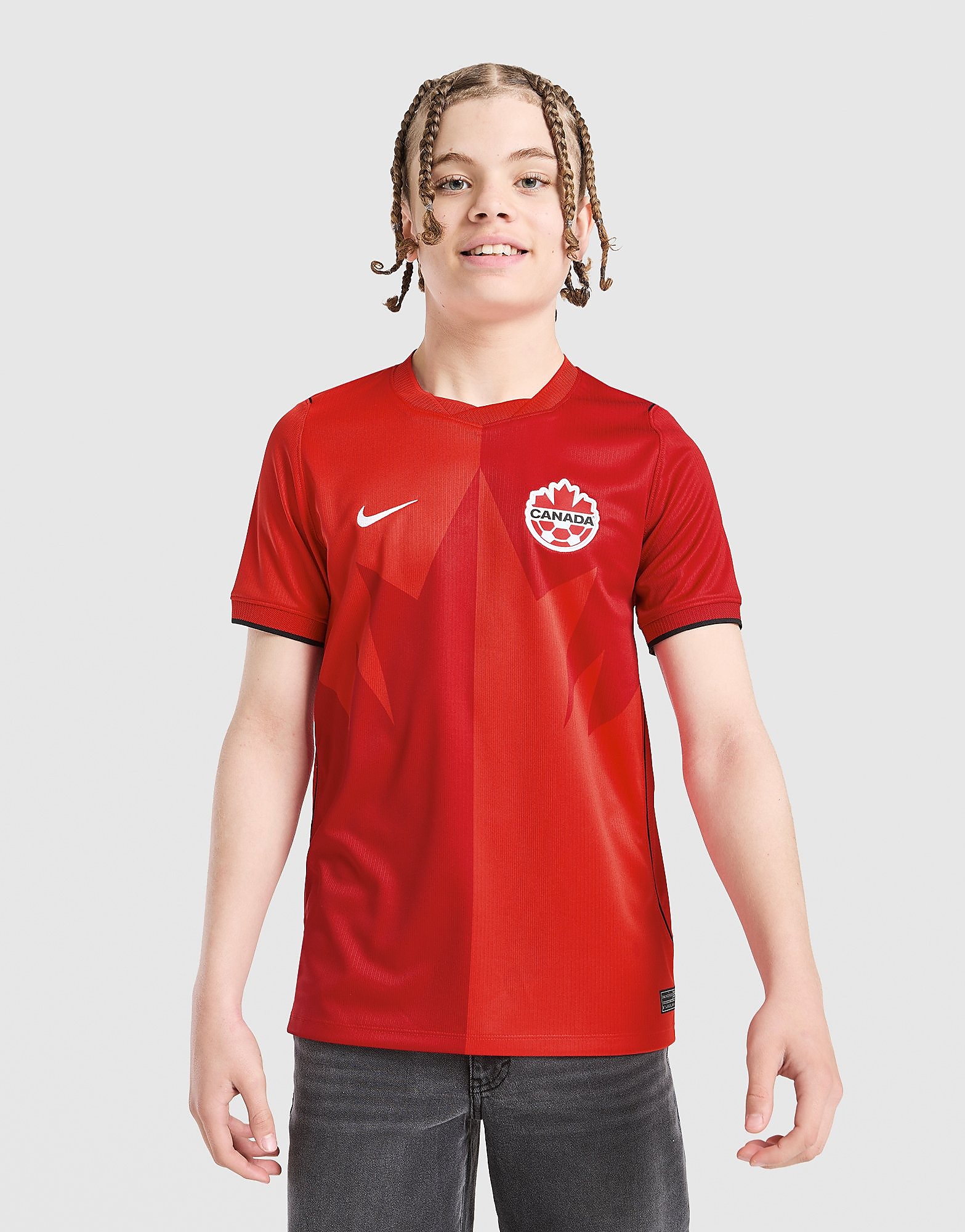 Canada 2026 Home Shirt Junior, Rot - unisex - Size: 10-12Y