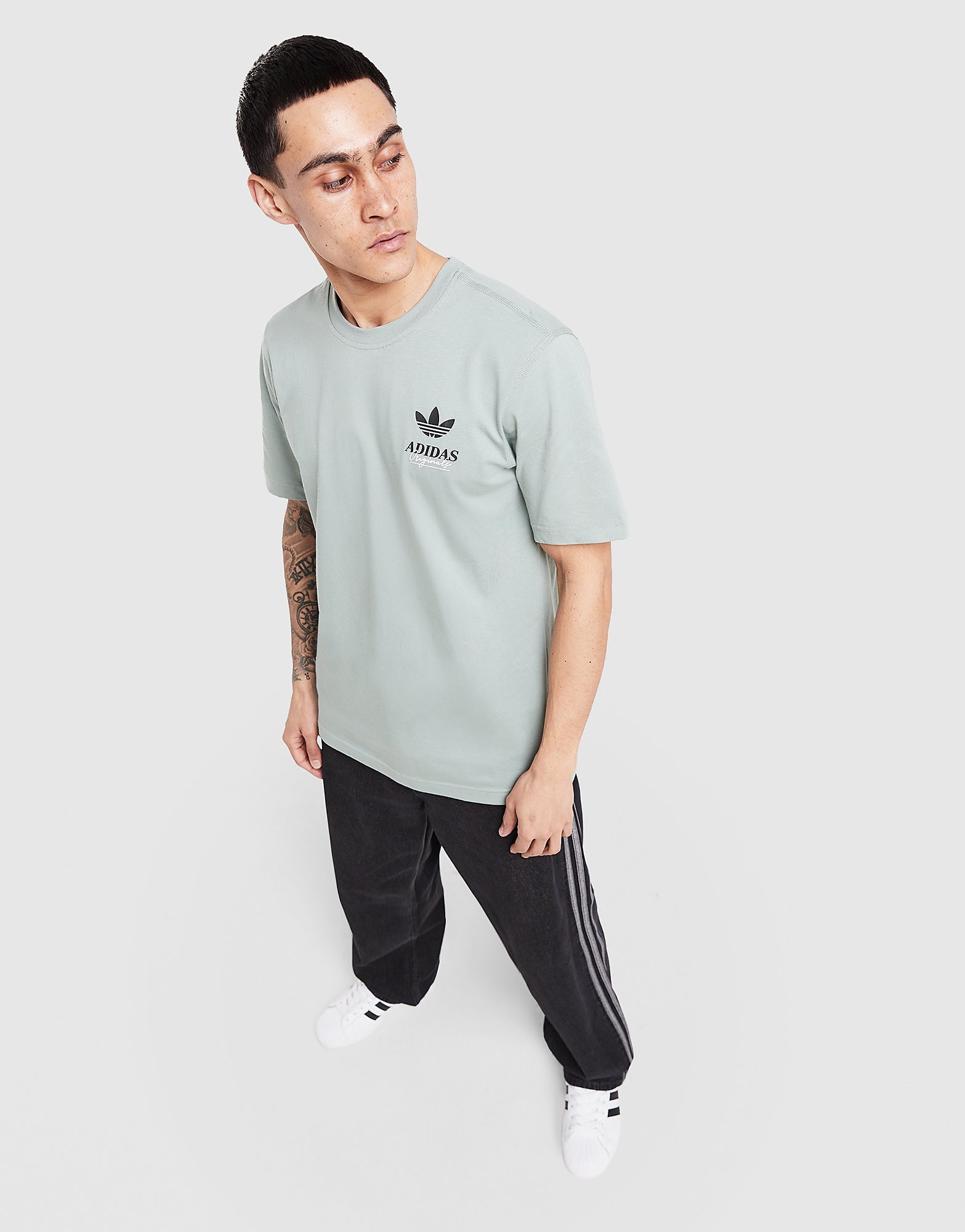 Logo T-Shirt - Herren, Grün - male - Size: XXL