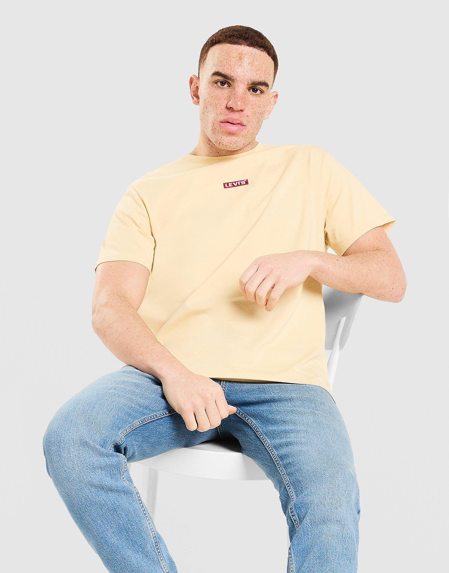 LEVI'S Baby Tab T-Shirt - Herren, Gelb - male - Size: S