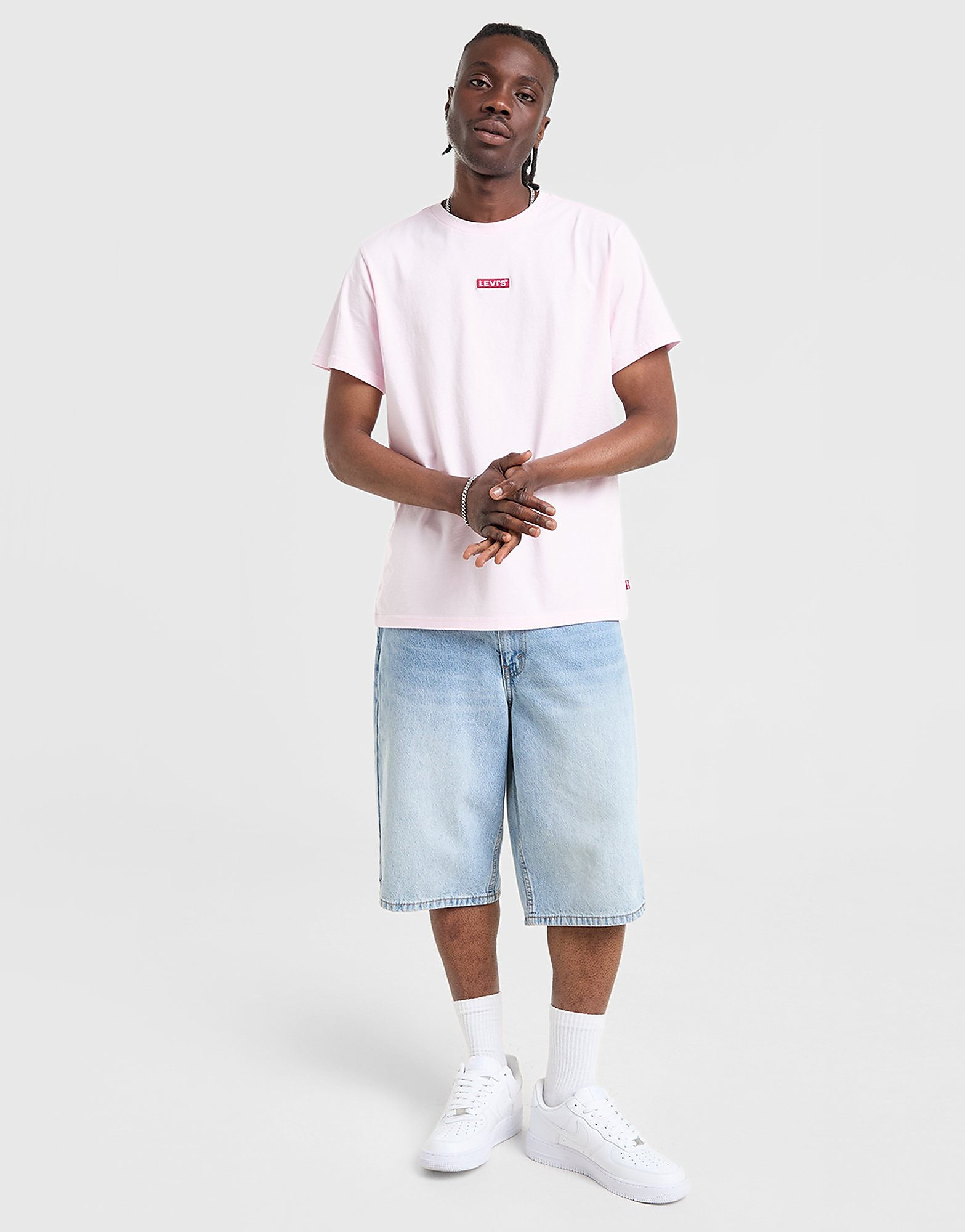 LEVI'S Baby Tab T-Shirt - Herren, Rosa - male - Size: L