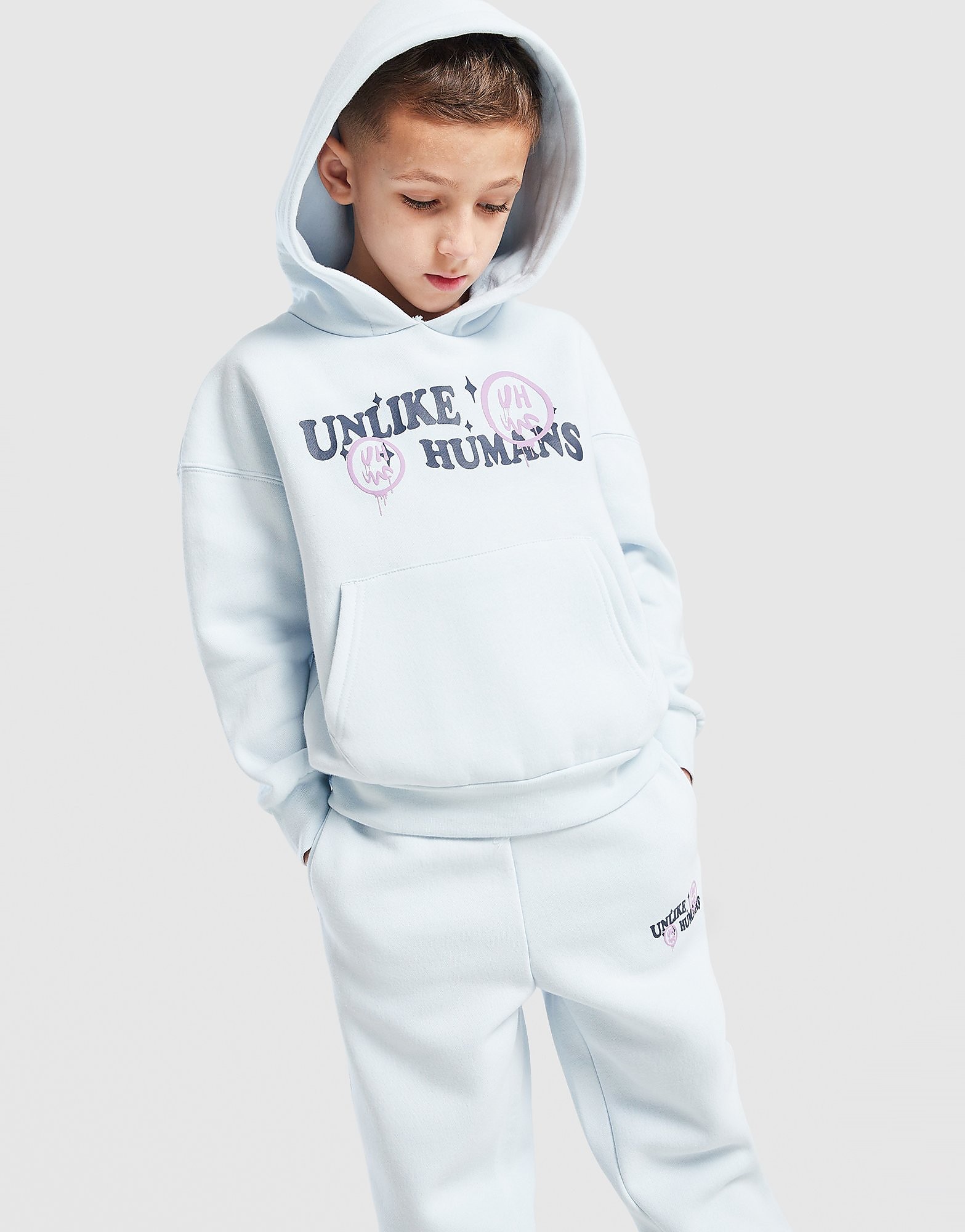 Unlike Humans Smile Overhead Tracksuit Children