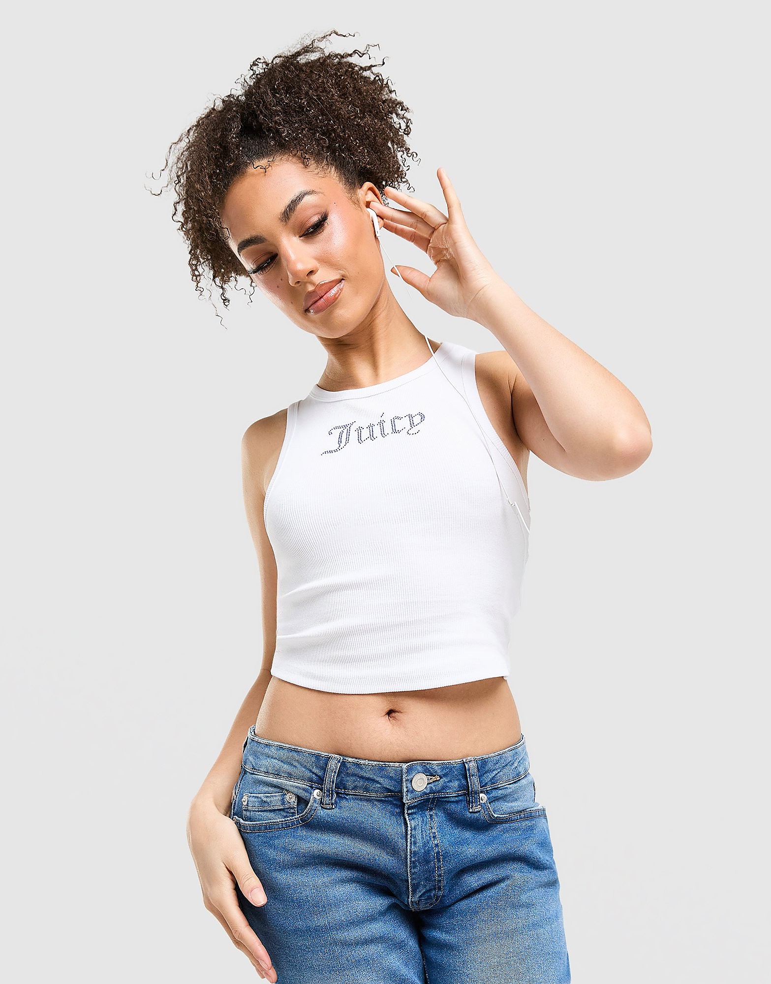JUICY COUTURE Rib Diamante Tank Top - vue 1