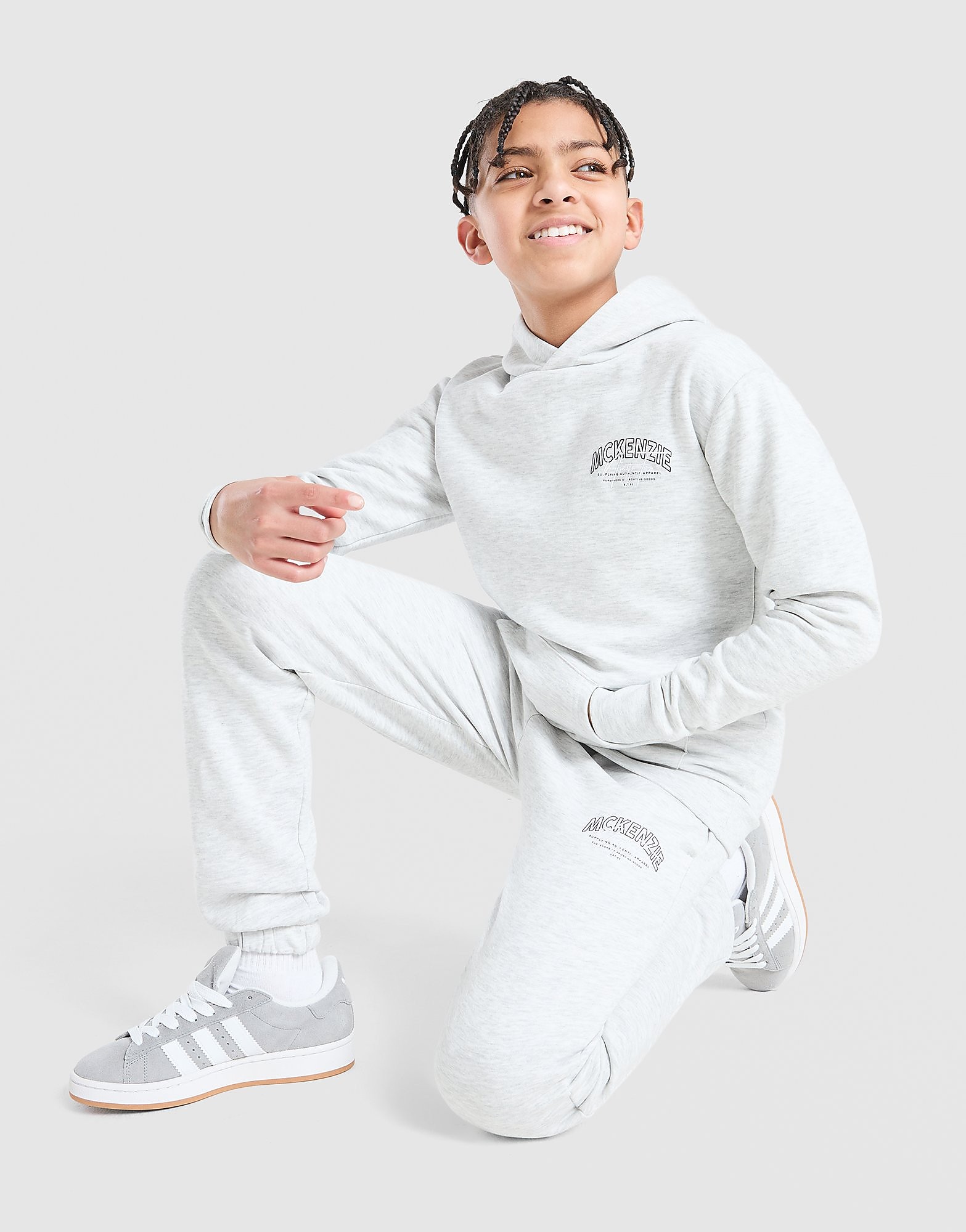 Script Hoodie Junior, Grau - unisex - Size: 12-13Y