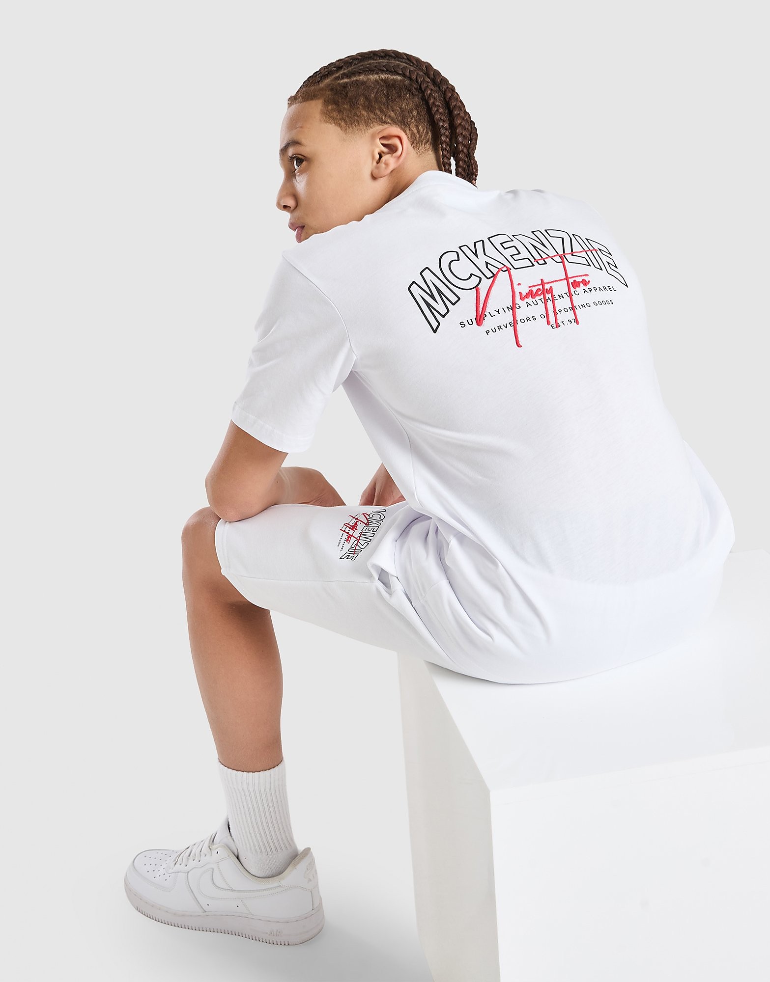 Script T-Shirt Junior, Weiss