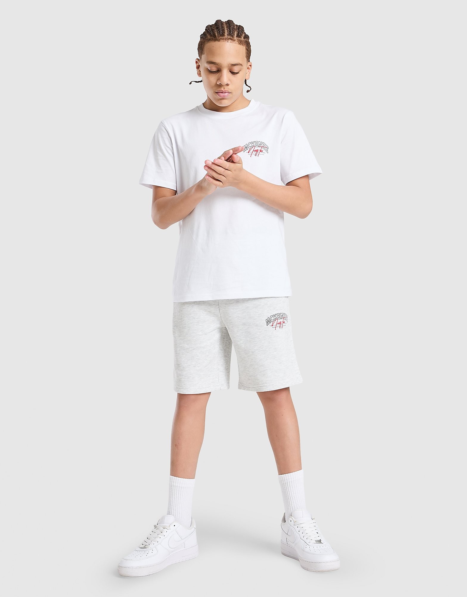 McKenzie Script Shorts Junior, Grau