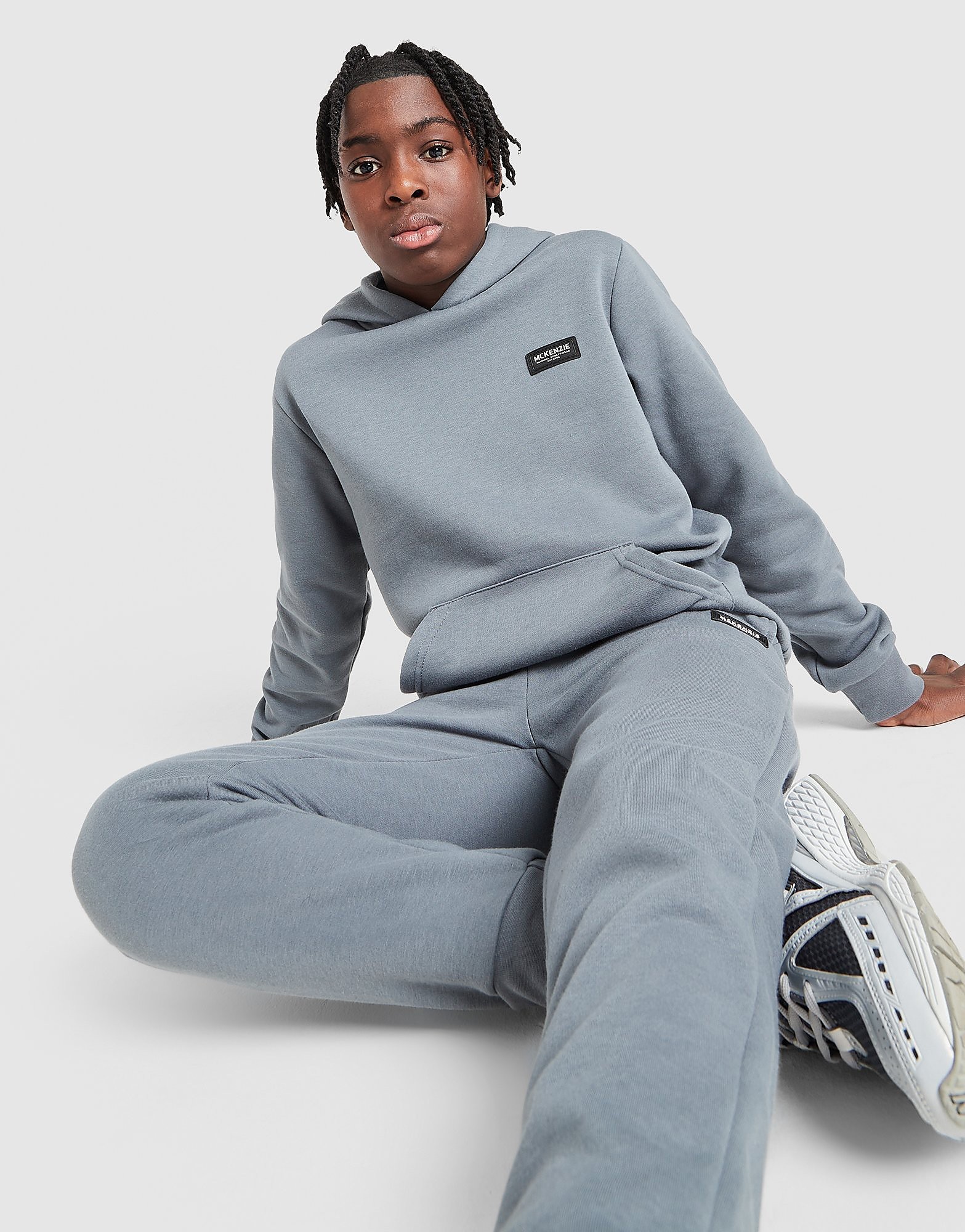 McKenzie Rocco Hoodie Junior, Blau