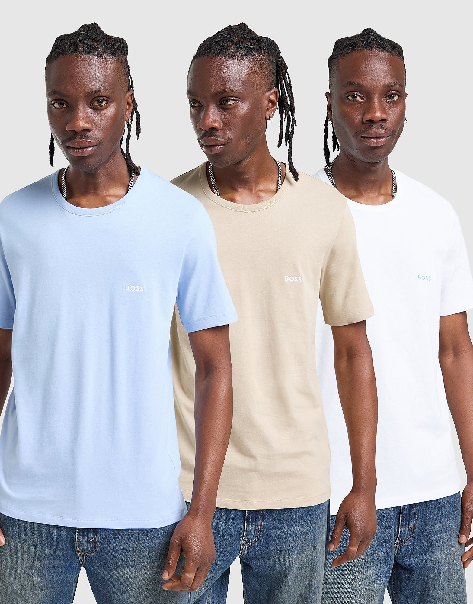 BOSS Lot de 3 T shirts