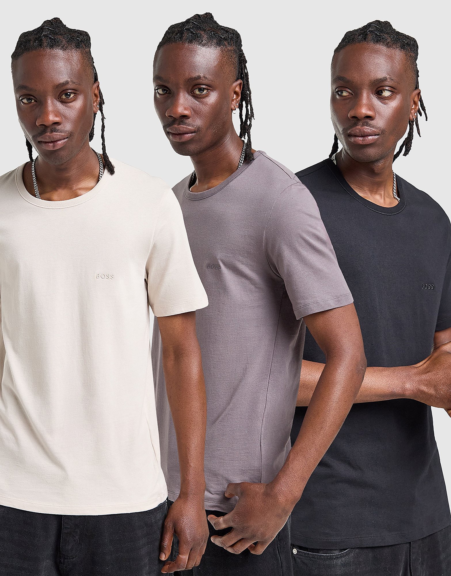 BOSS Lot de 3 T shirts