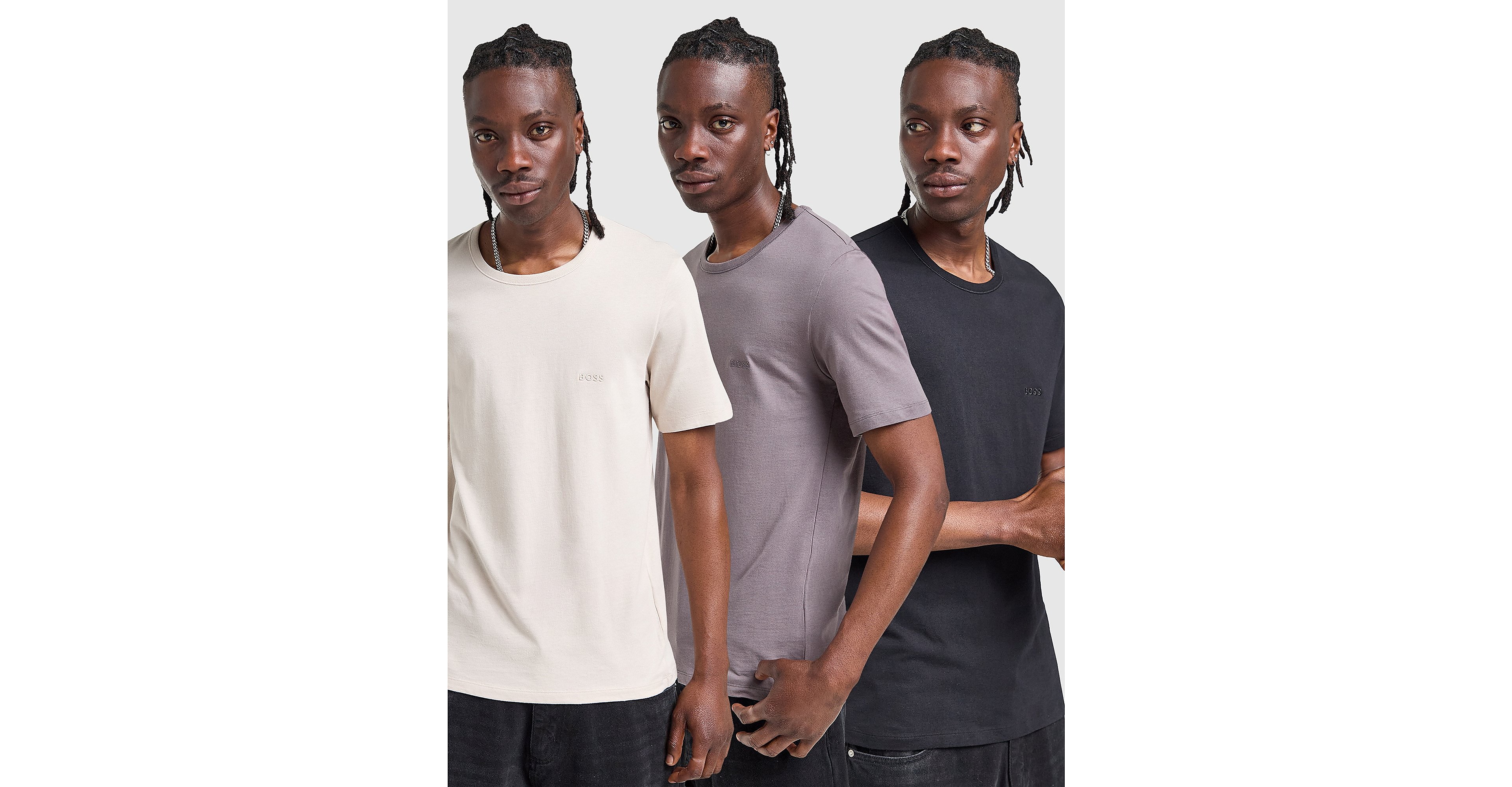 Boss Tshirtrn 3P Classic t-shirts - bas herr – bild 7