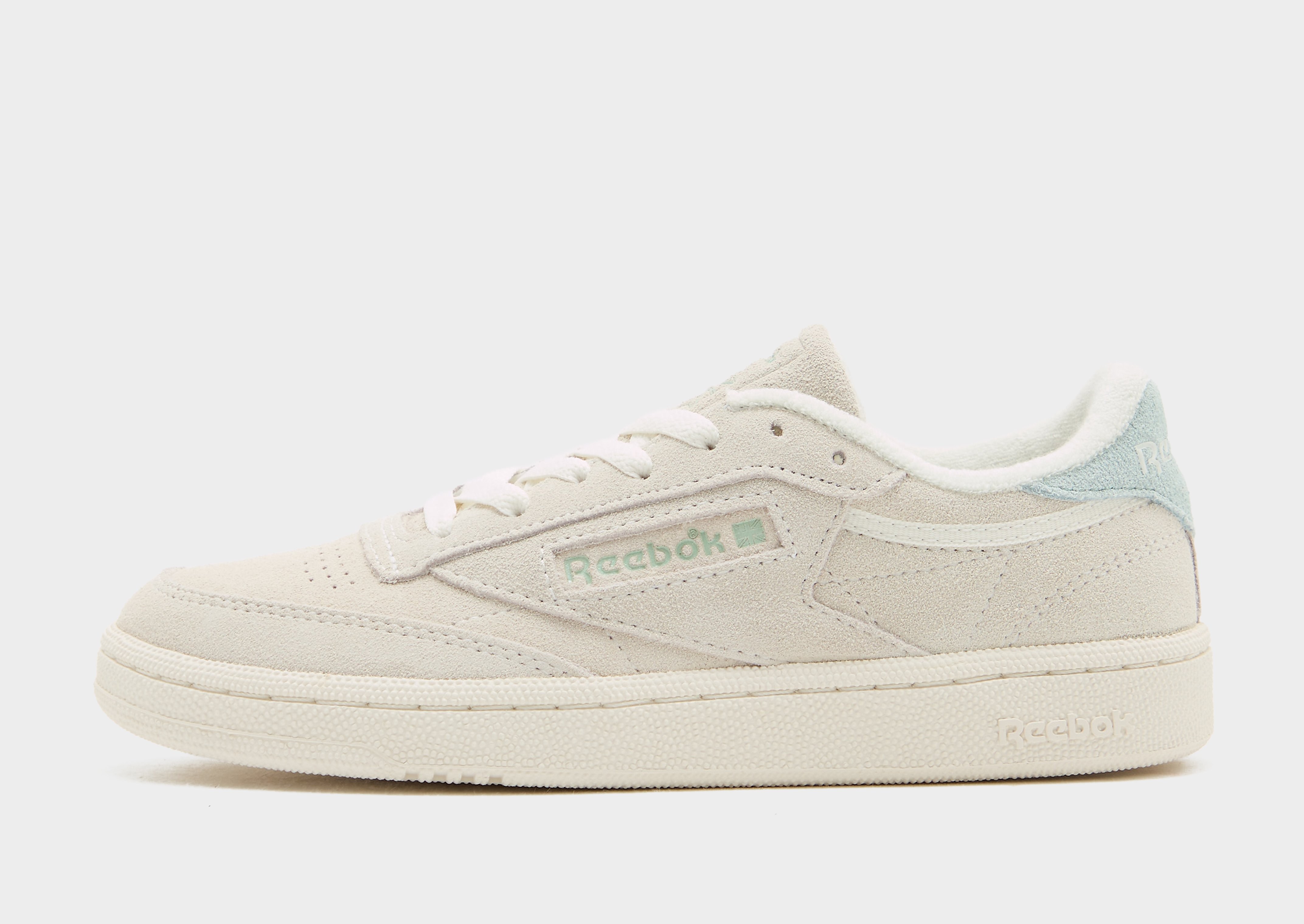 Reebok Club C damessneaker groen en bruin