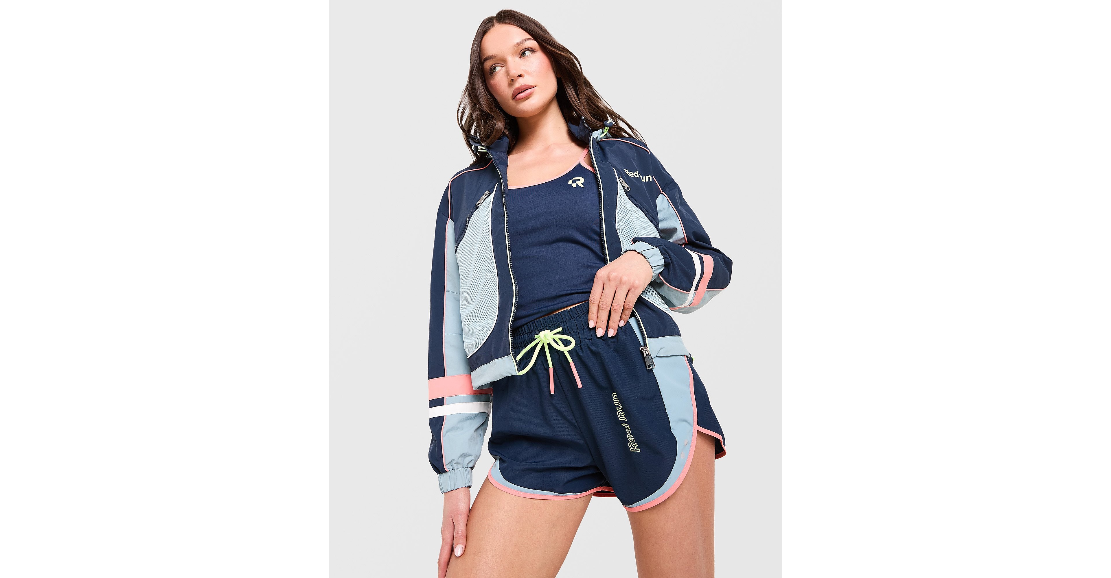 Azure Colourblock Running Shorts
