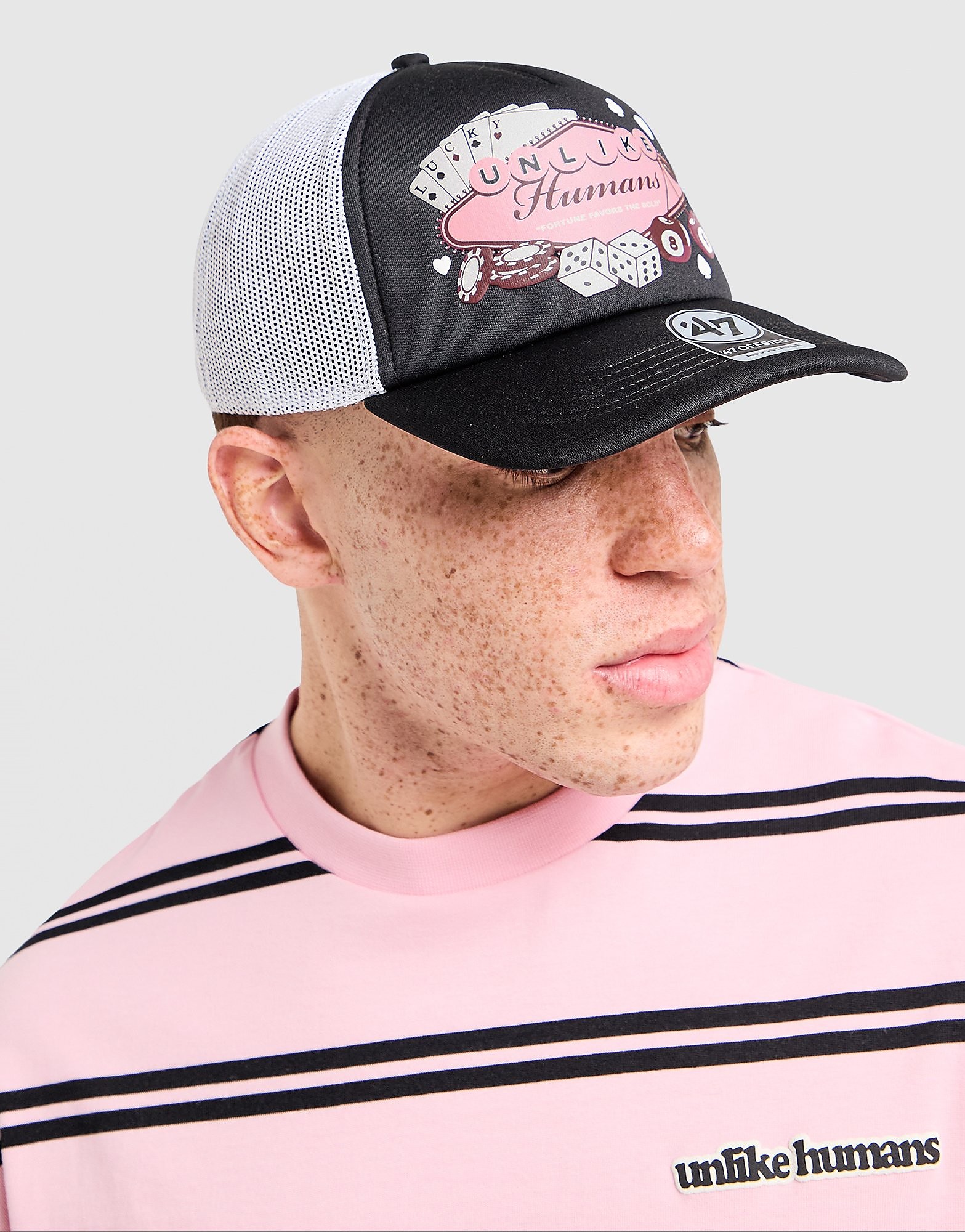 Unlike Humans Cappellino Trucker Vegas, nero