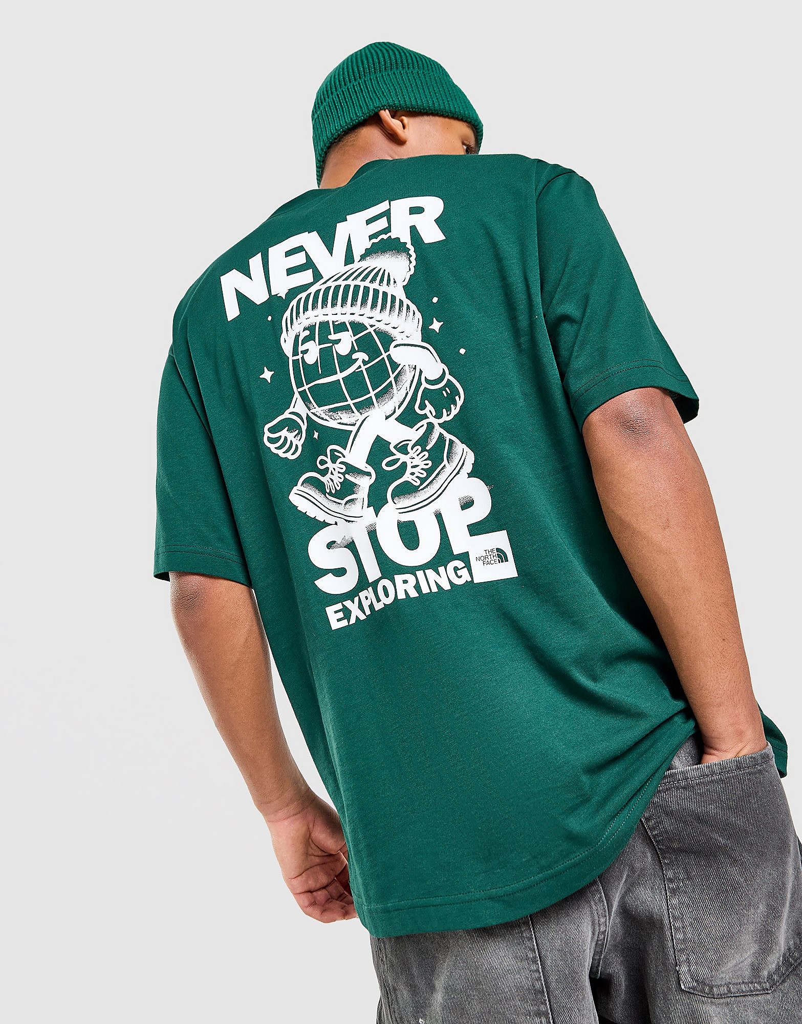 The North Face Globe Never Stop Exploring Oversized T Shirt