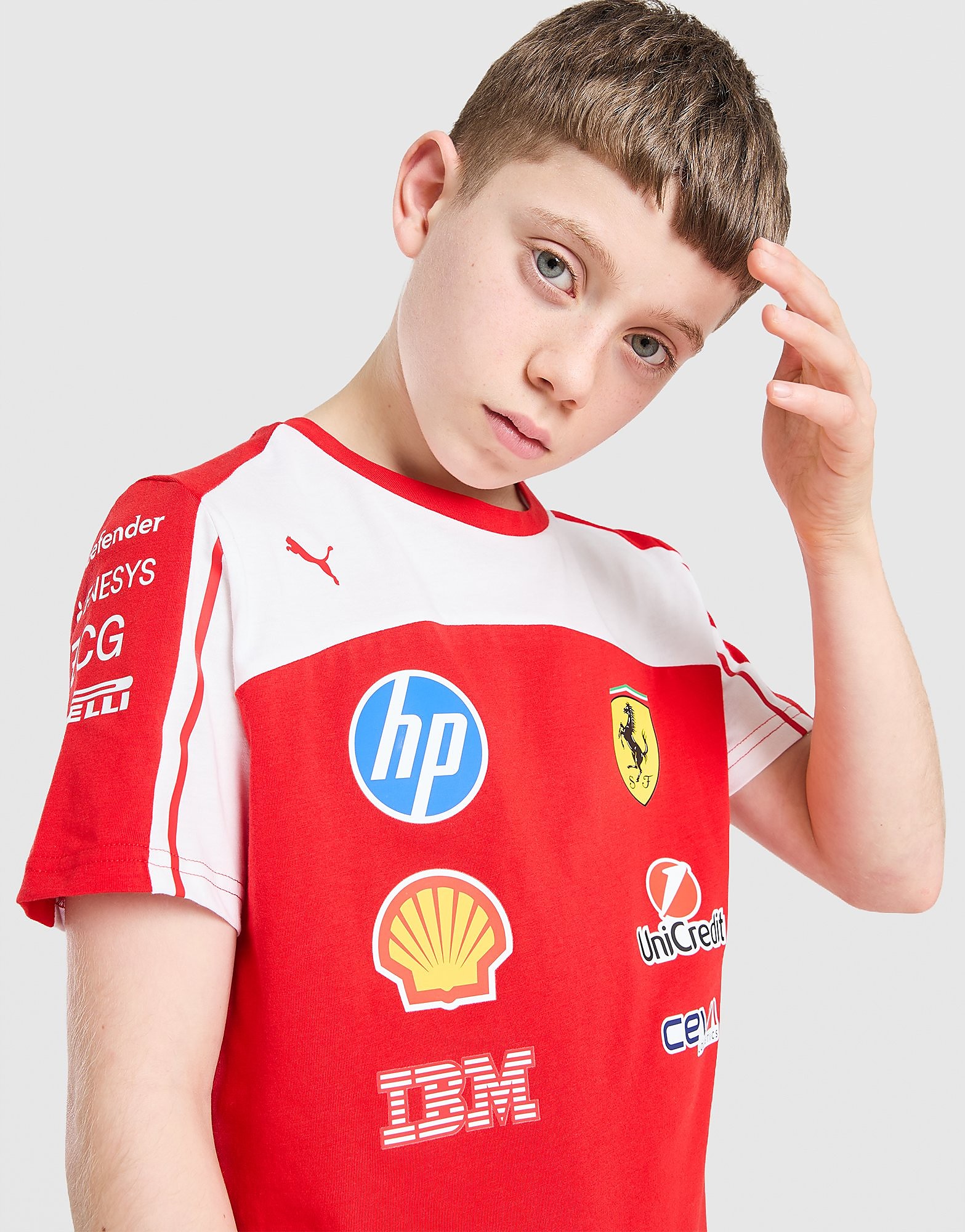 PUMA Scuderia Ferrari Polo Shirt Junior