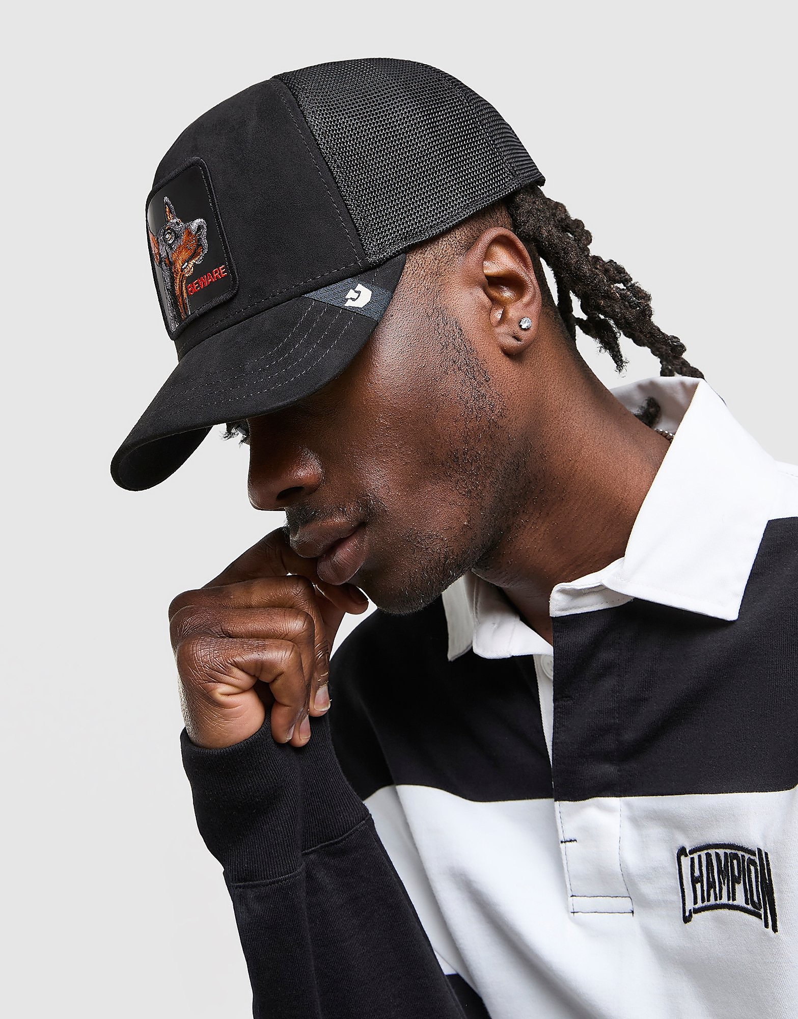 Doberman Cap - Damen, Schwarz