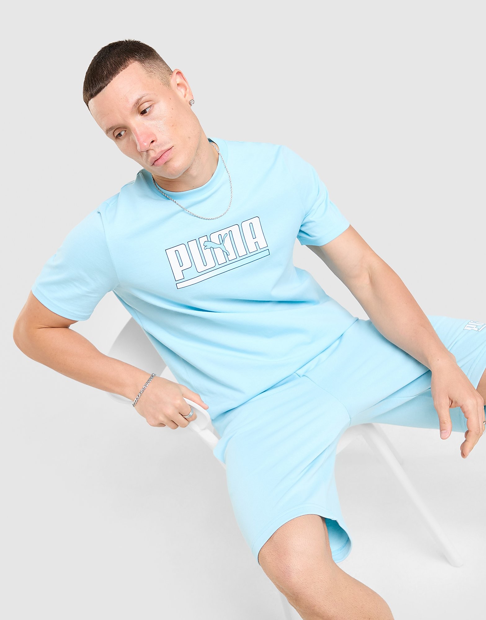 Sportswear T-Shirt - Herren, Blau - male - Size: XXL