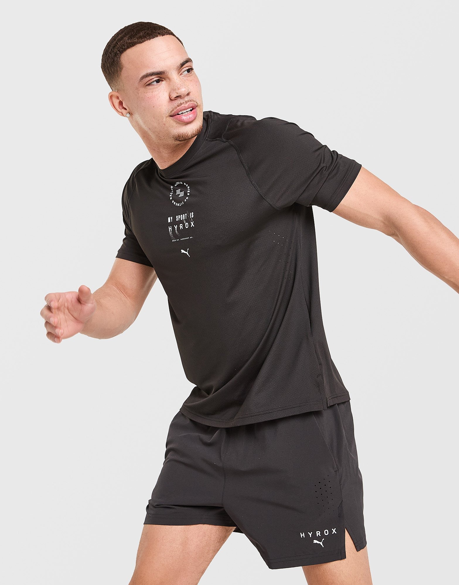 Puma X Hyrox T-Shirt, Nero