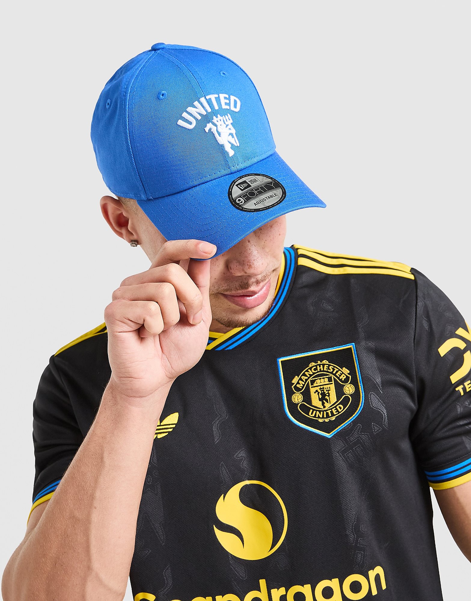 Womens Cappellino Manchester United FC 9FORTY - Blu, blu blu Donna taglia One Size