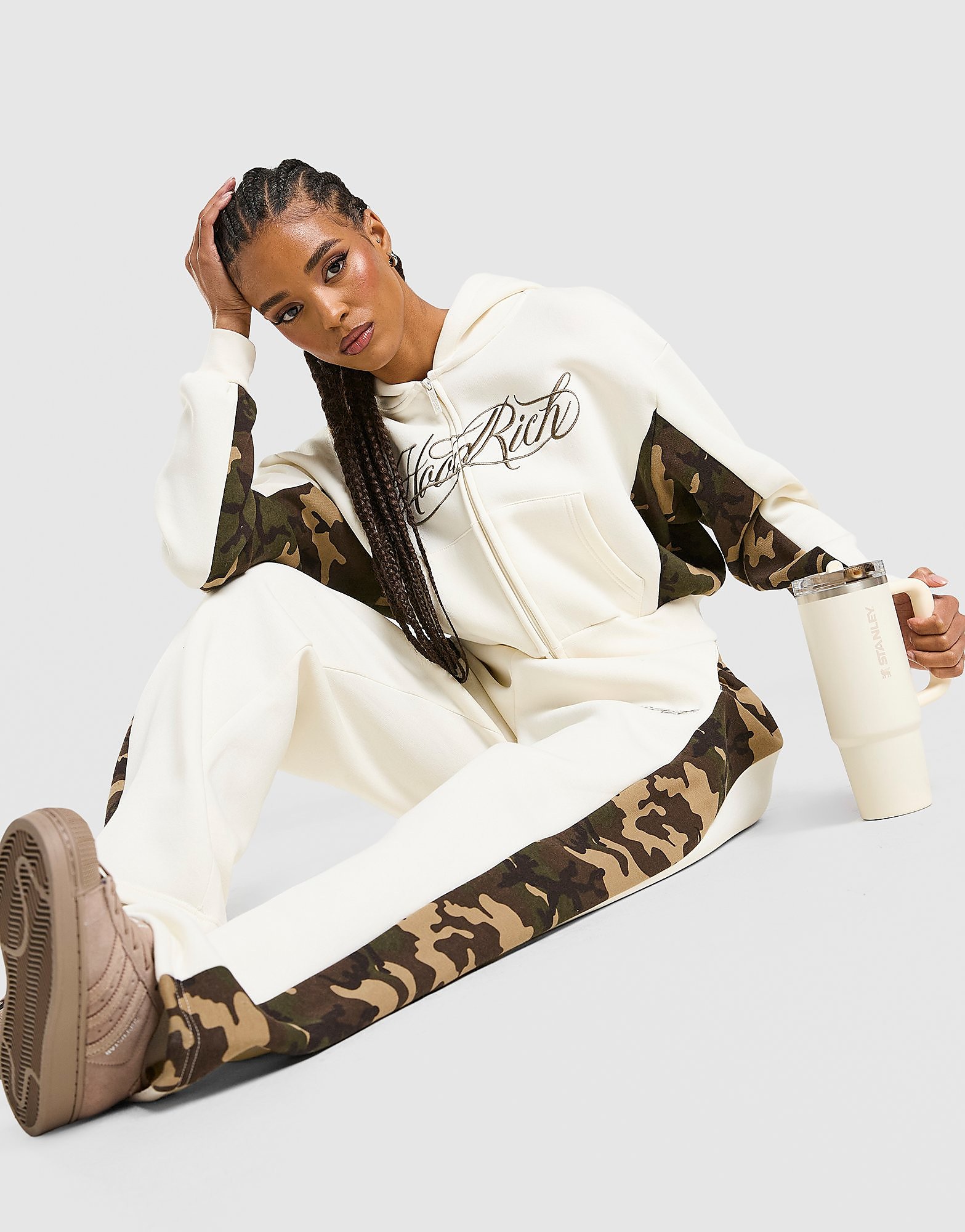 Hoodrich Field Camo Wide Leg Joggers - vue 1