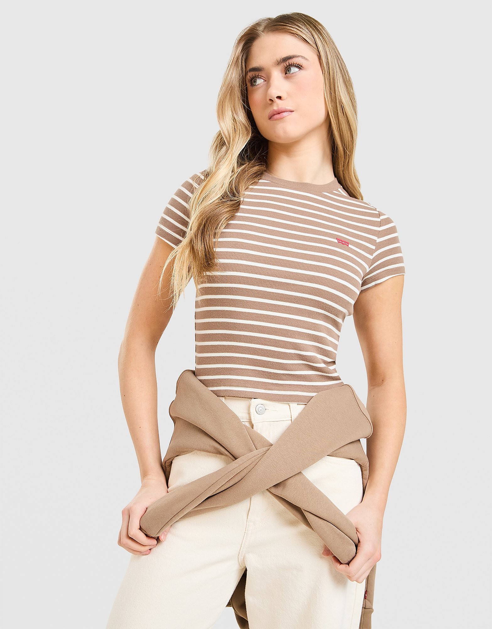 LEVI' Striped Ribbed T Shirt - vue 1