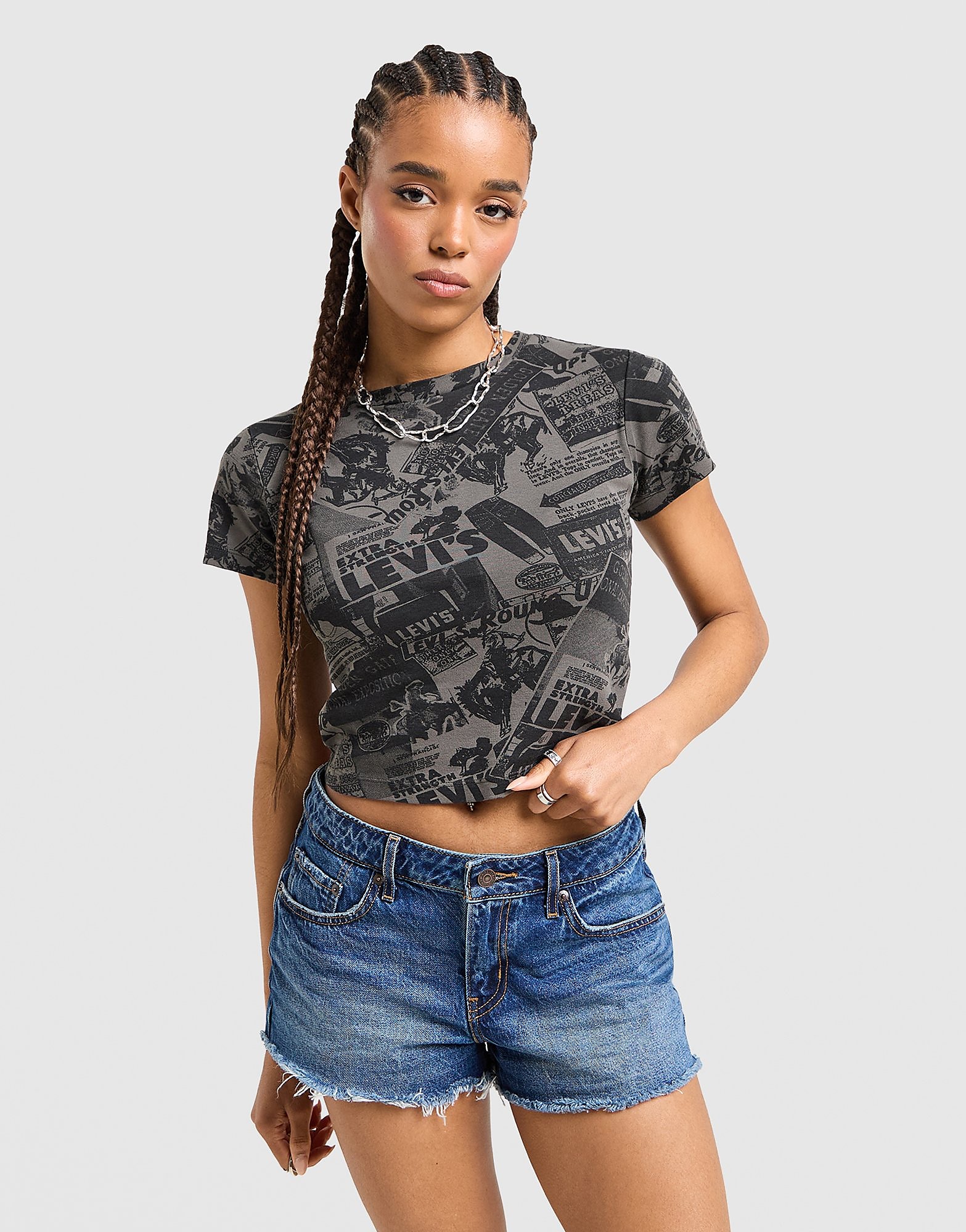 LEVI' Cowboy All Over Print T Shirt