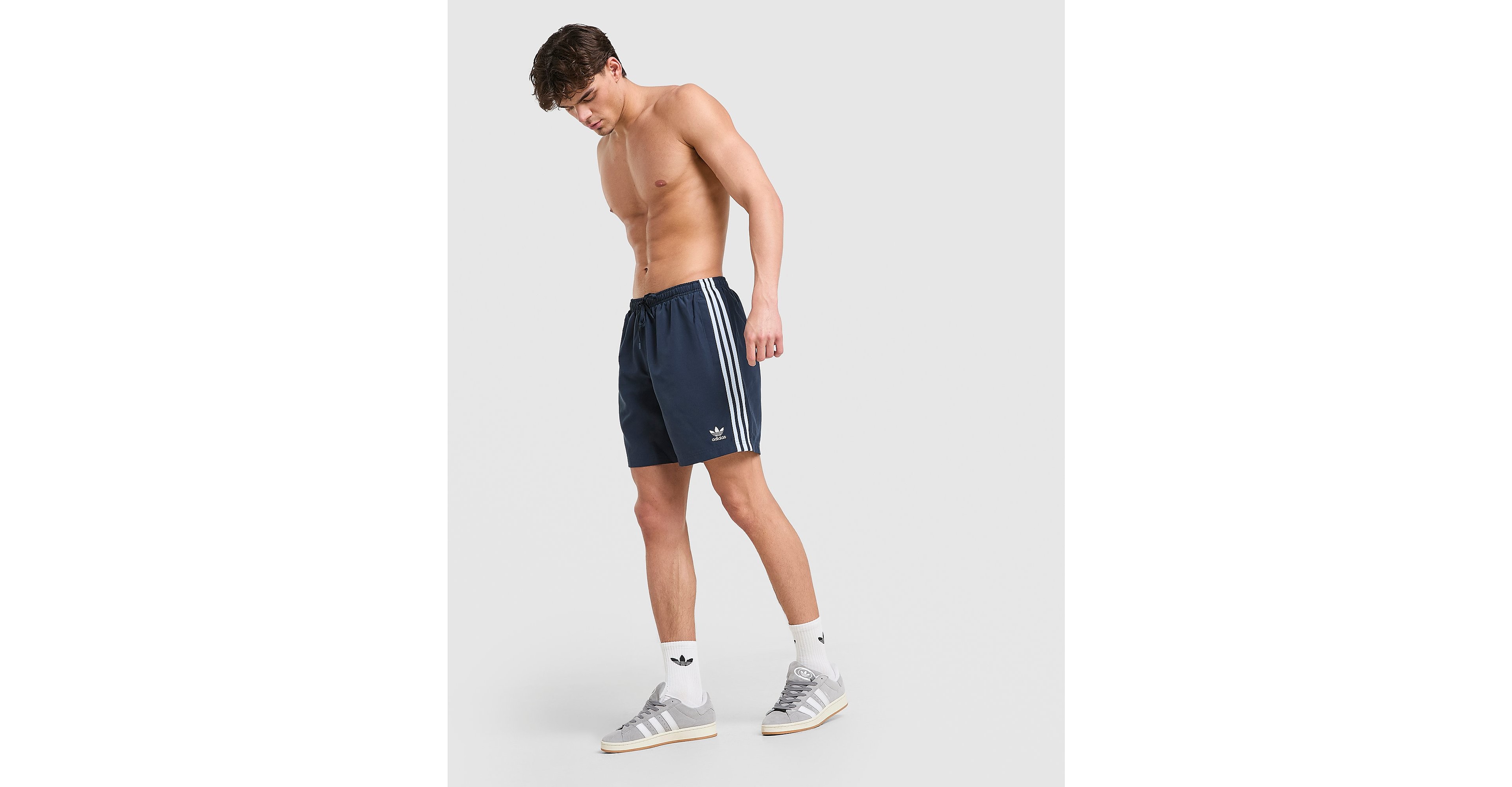 3-Stripes 8" Swim Shorts