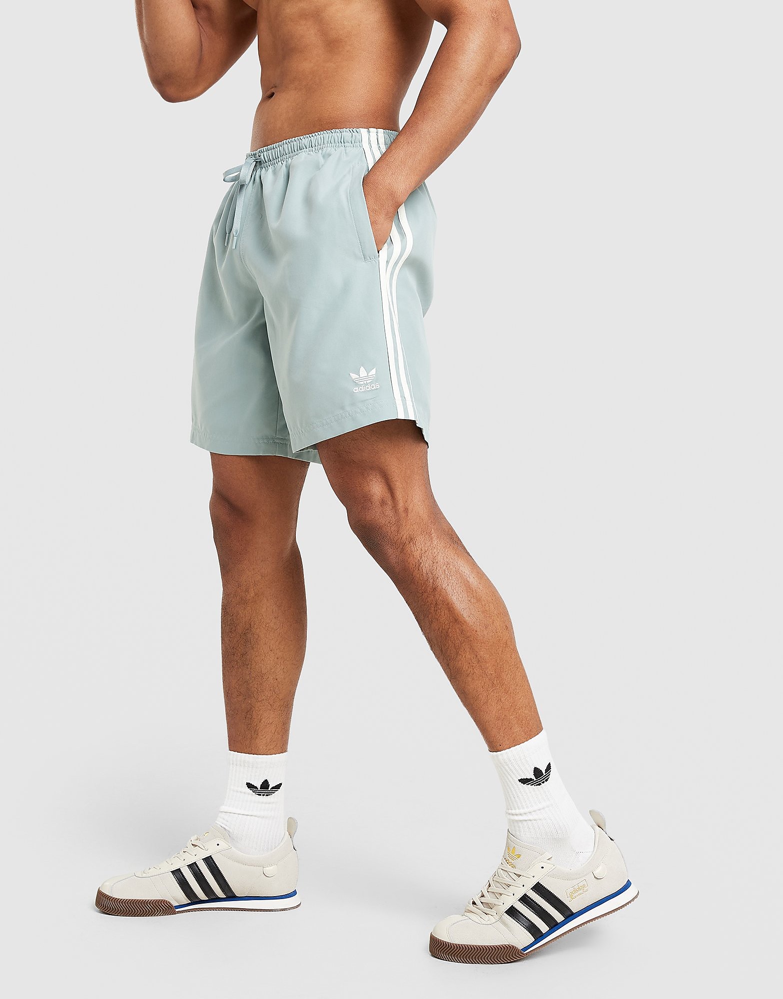 adidas Originals Short de bain 3 Stripes - vue 1