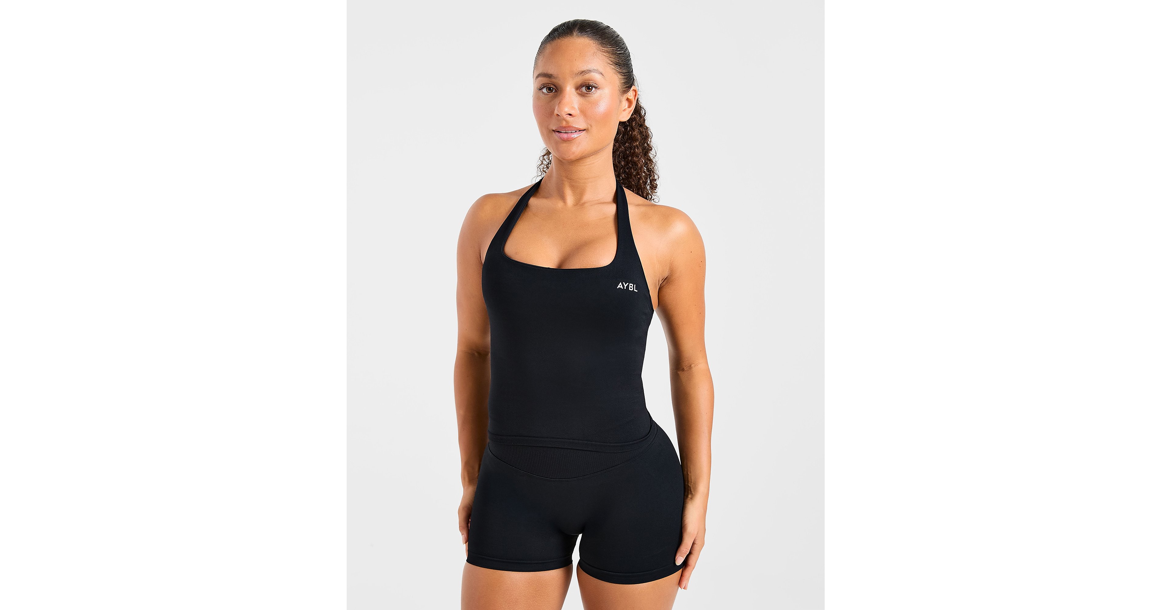 Enhance Seamless Halterneck Top