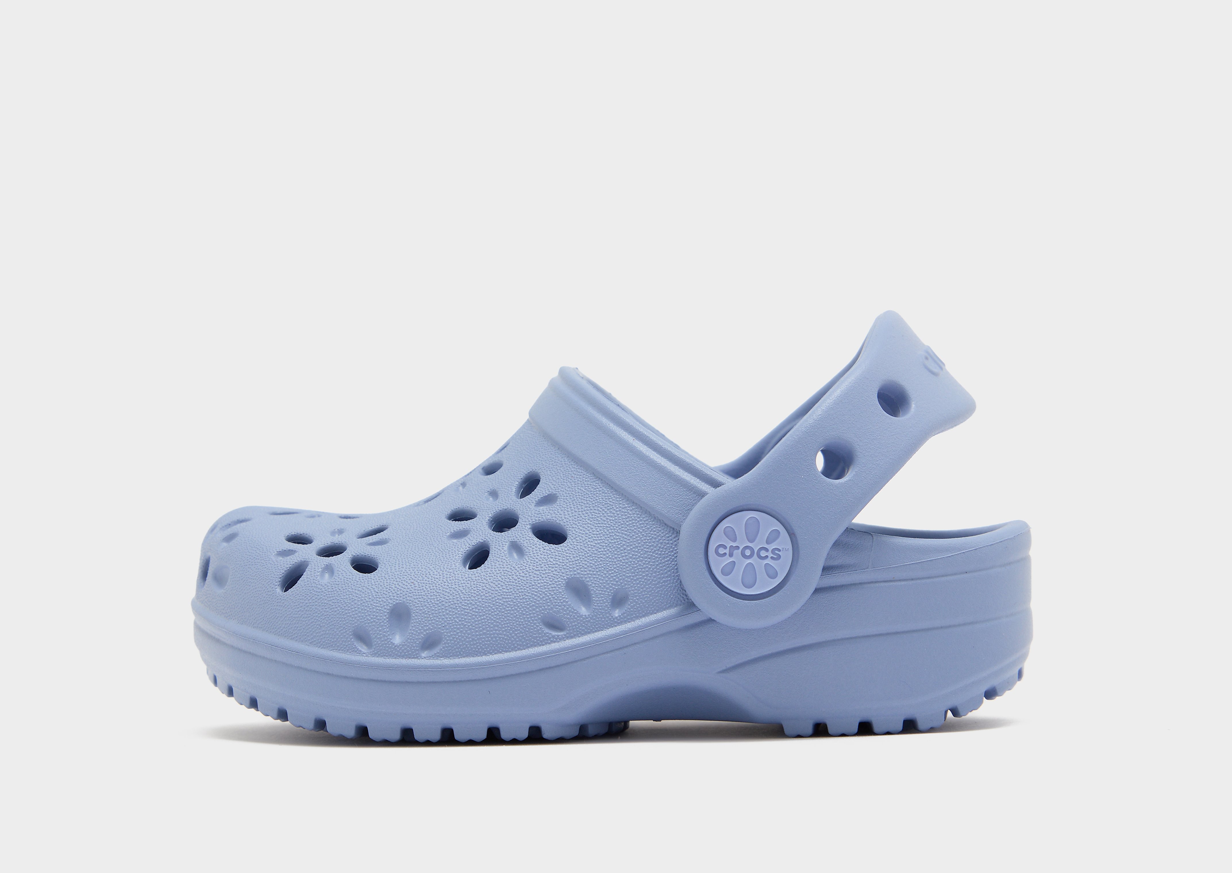 Crocs Classic Flower Clog Neonato, Blu-image