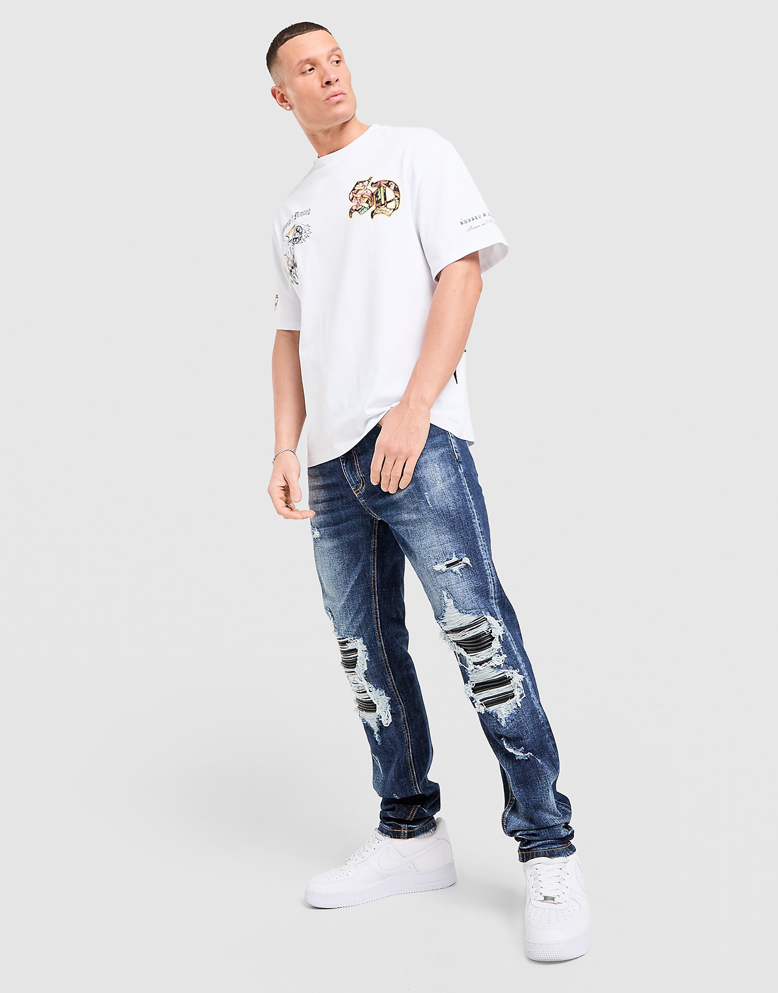 Supply & Demand Reign Jeans, blu