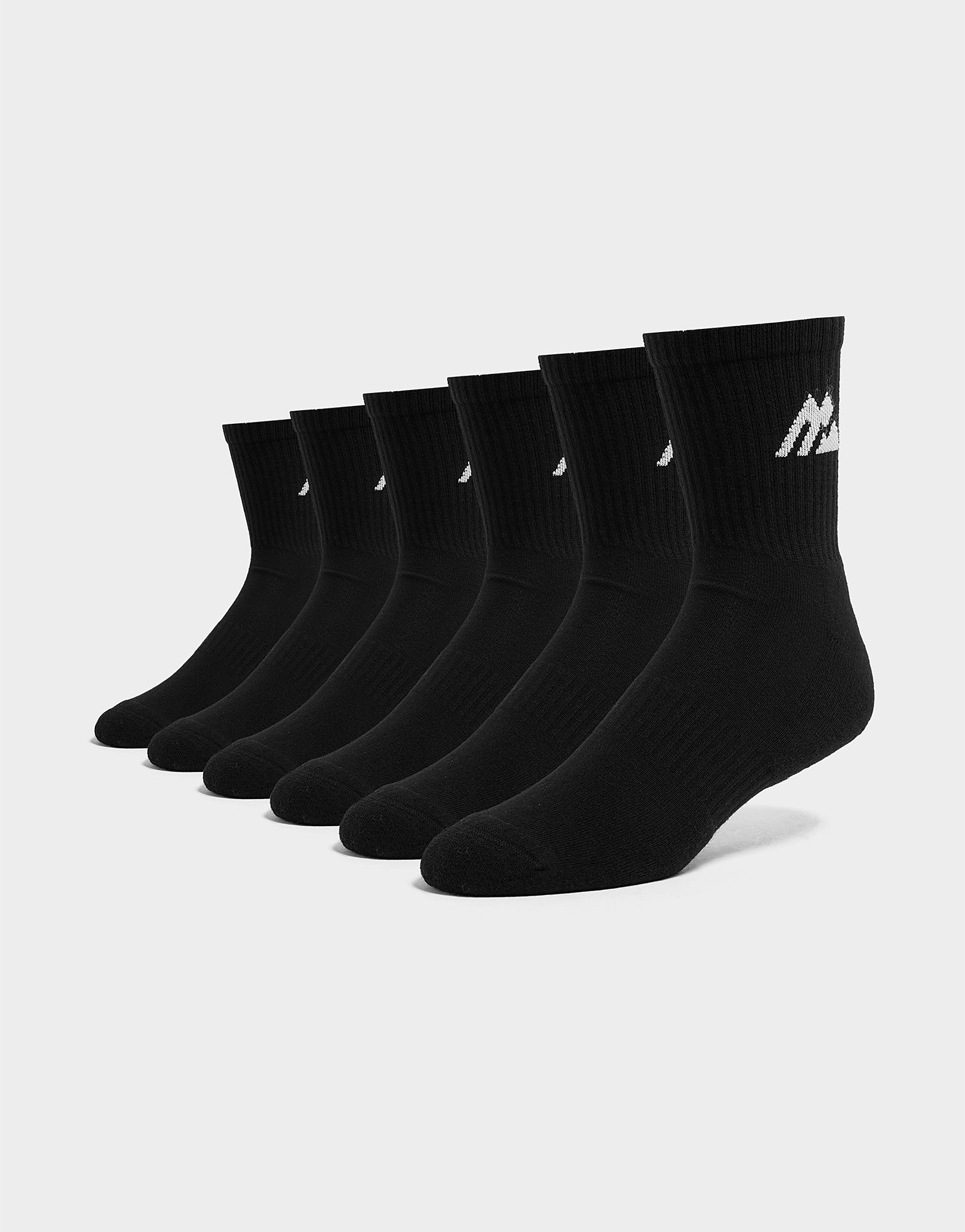 Pack Crew Socks - Herren, Schwarz - male - Size: 6-9