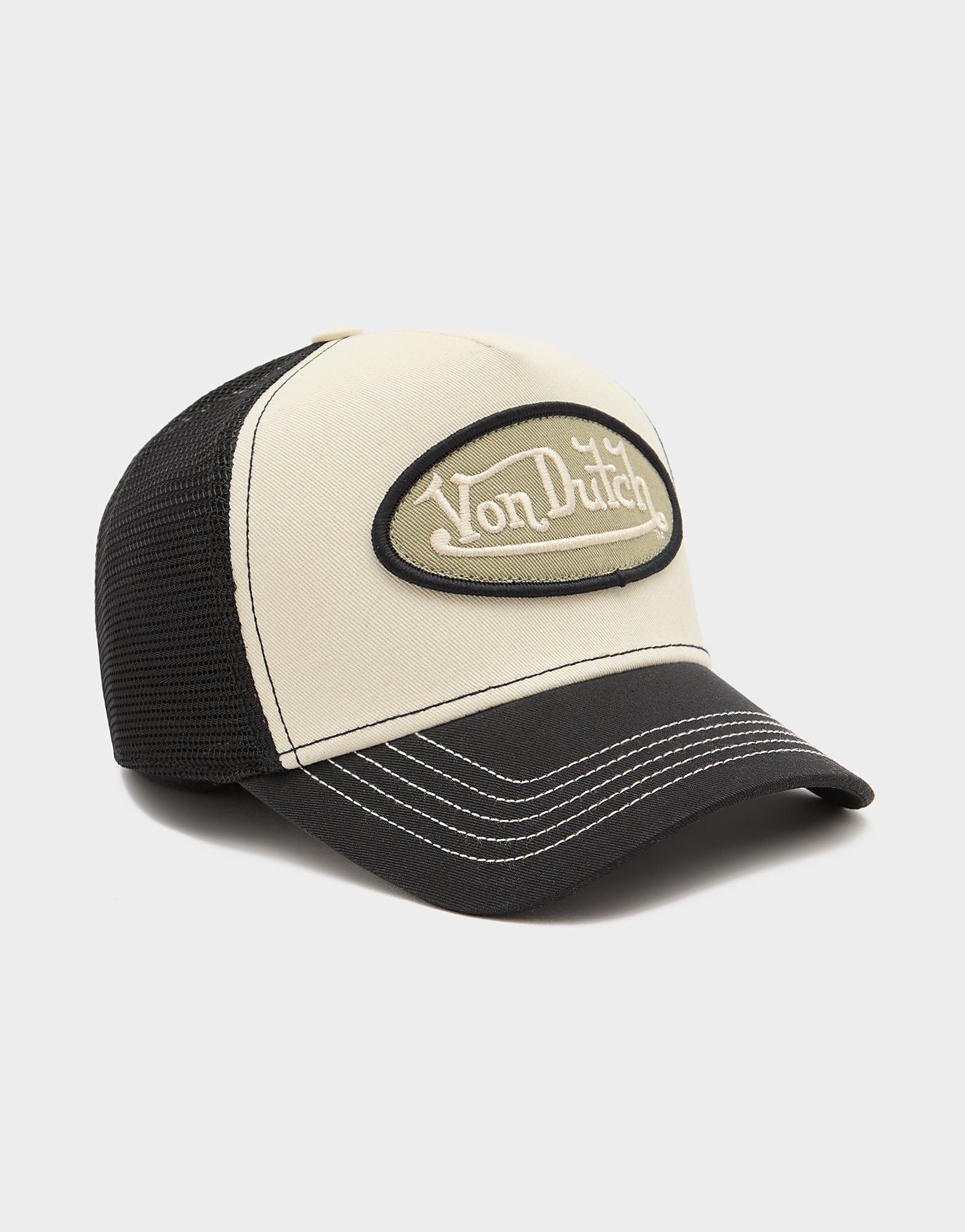 Womens Cappellino Contrast Trucker - Nero, nero nero Donna taglia One Size