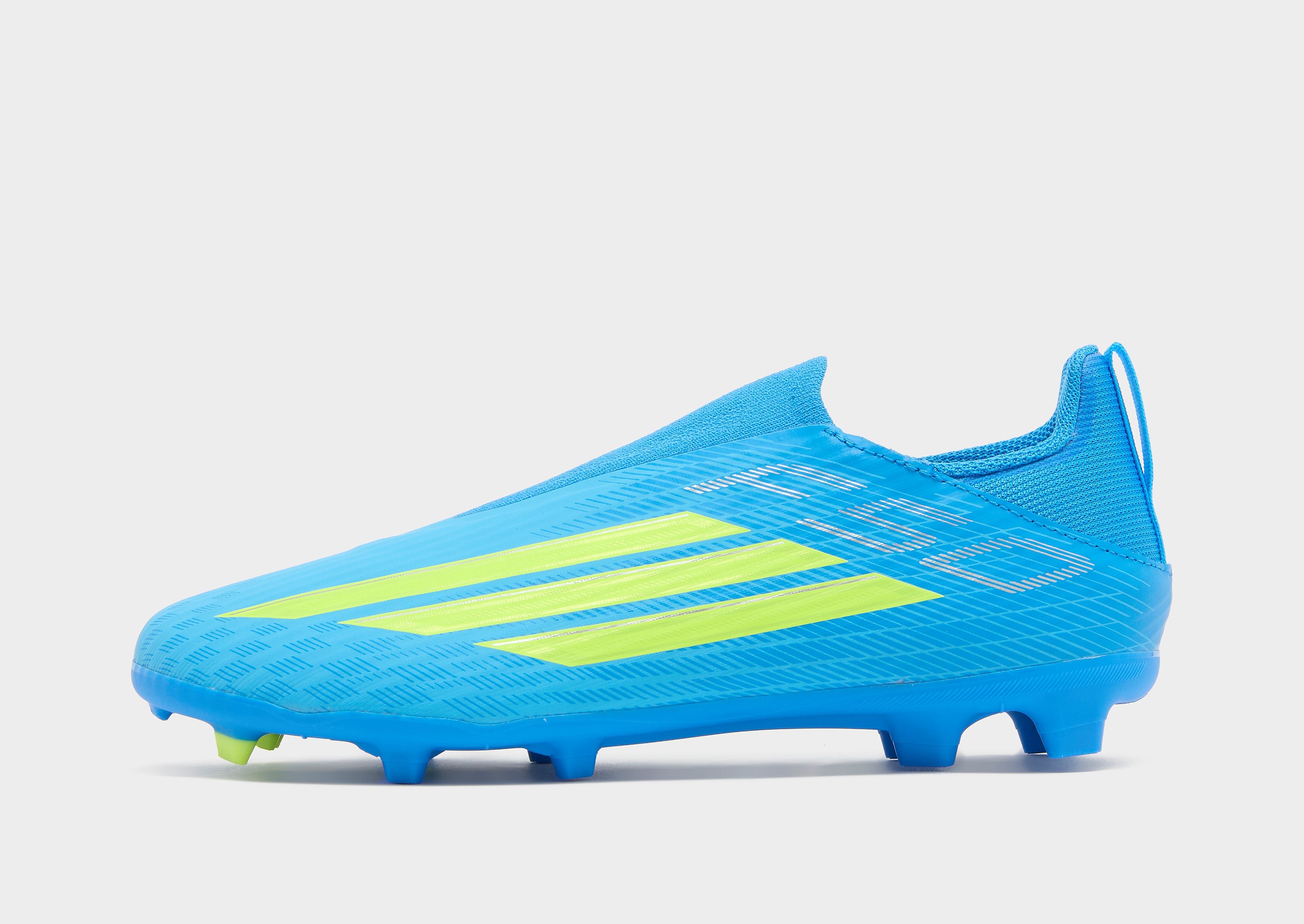 adidas Chaussure de football F50 LEAGUE Laceless Firm Ground / Multi Ground Enfants - Bleu, Bleu