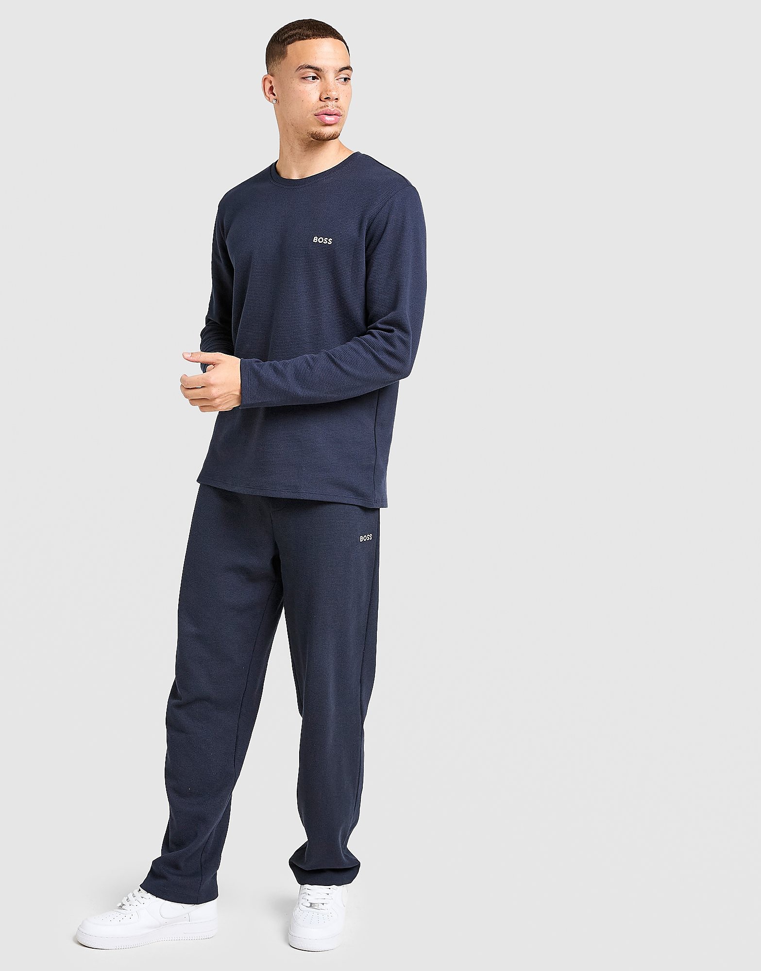 BOSS Waffle Track Pants