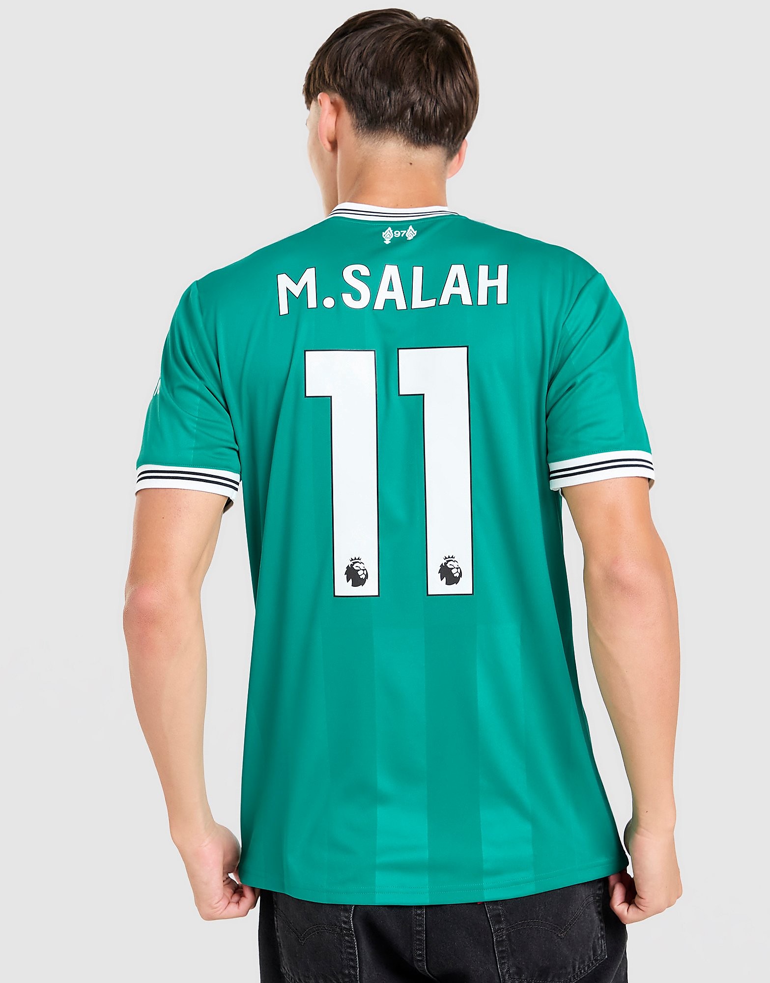 adidas Originals Terza Maglia Liverpool FC 2025/26 Salah #11, bianco