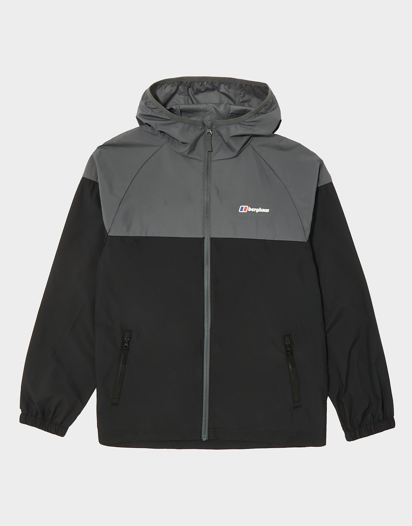 Wind Shell Jacke Kinder, Schwarz
