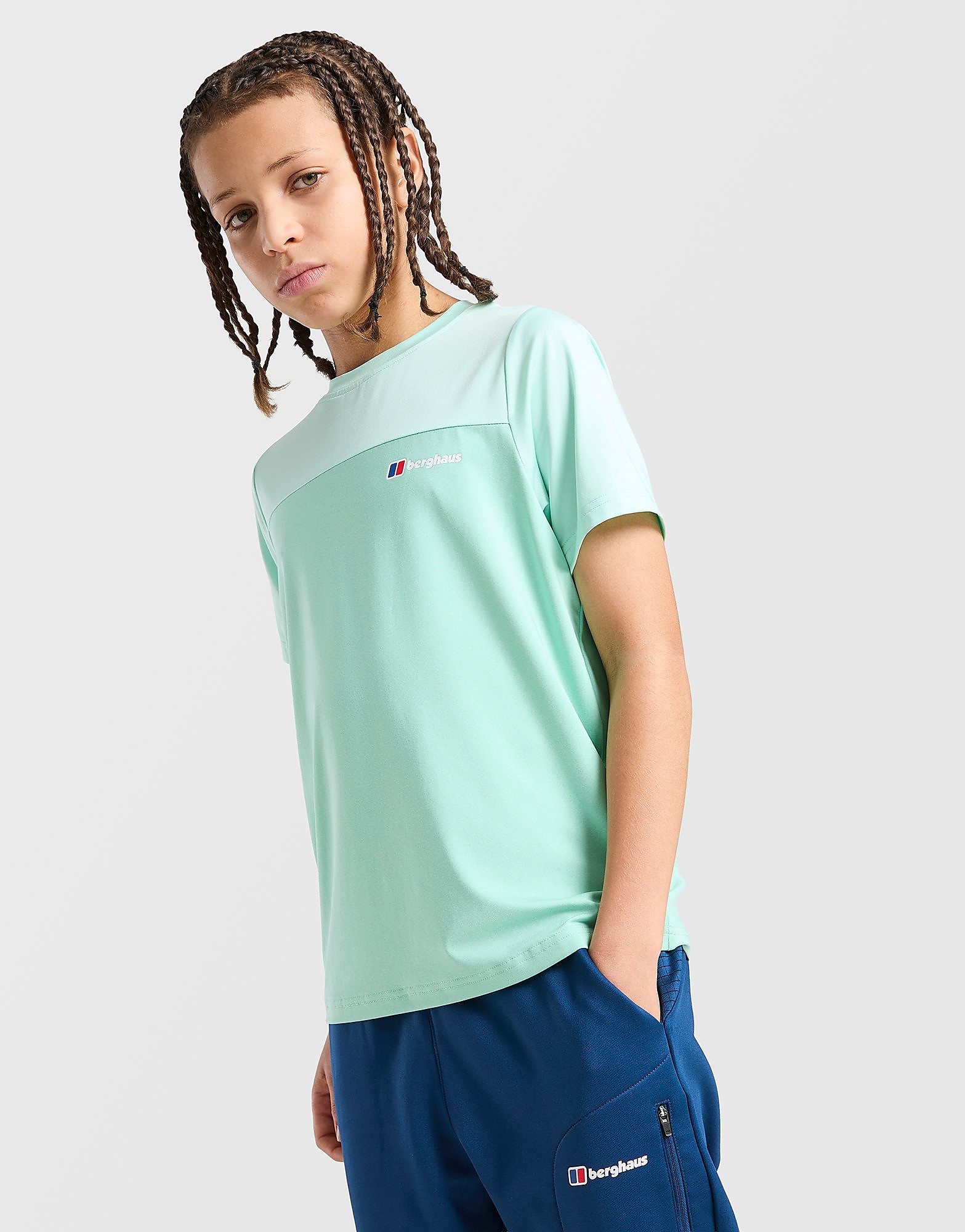 Berghaus T-shirt Colour Block Junior - Vert, Vert