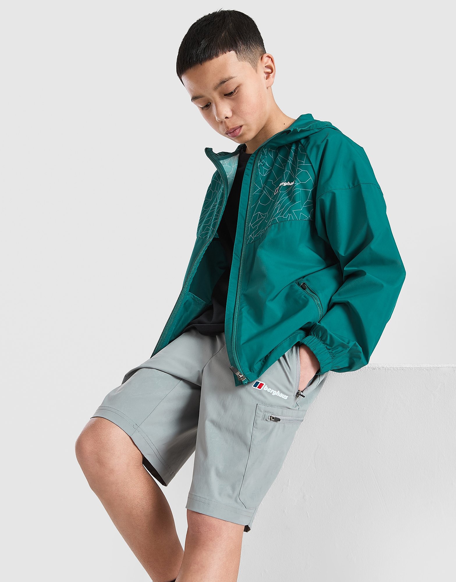 Theran Shorts Kinder, Grau - unisex - Size: 14-15Y