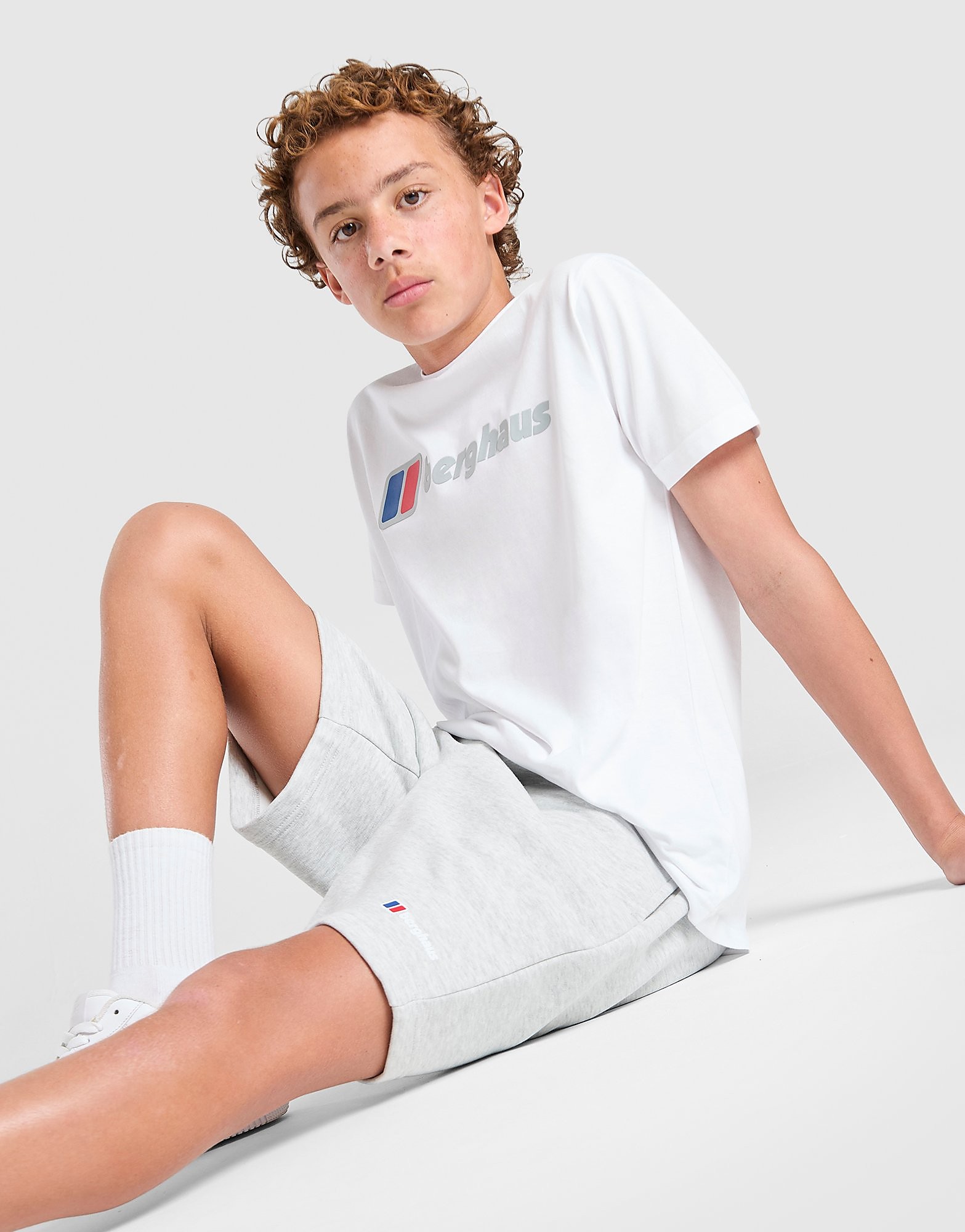 Set Maglia/Pantaloncino Logo Bambino - Bianco, bianco bianco Bambino taglia 14-15Y