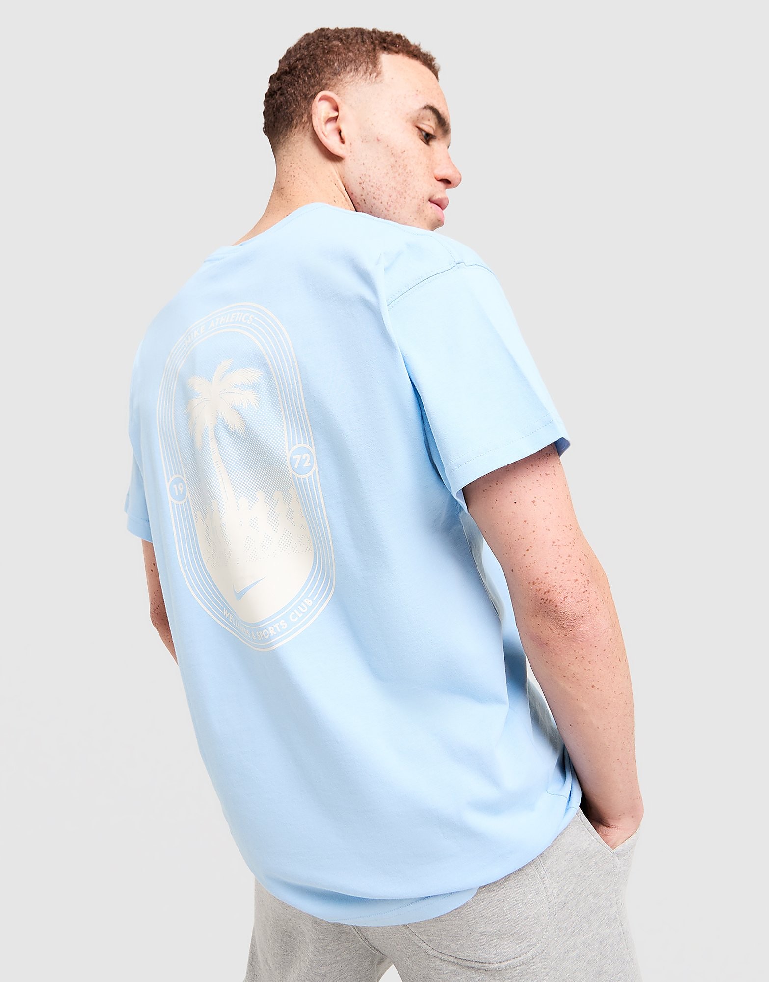 Nike Palm T-Shirt, blu