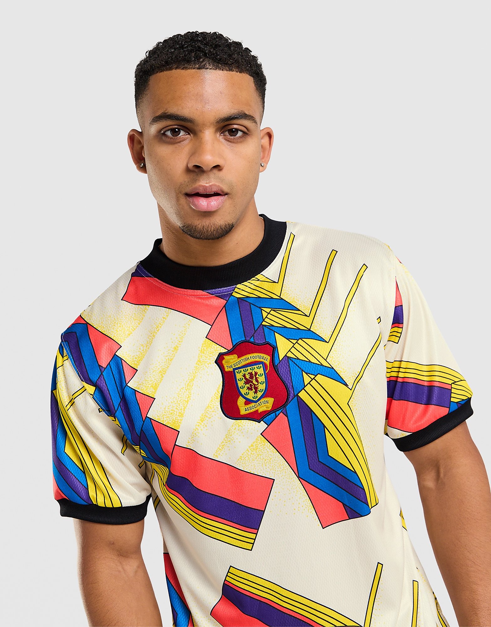 Score Draw Scotland '94 Retro Goalkeeper Shirt Jaune Jaune