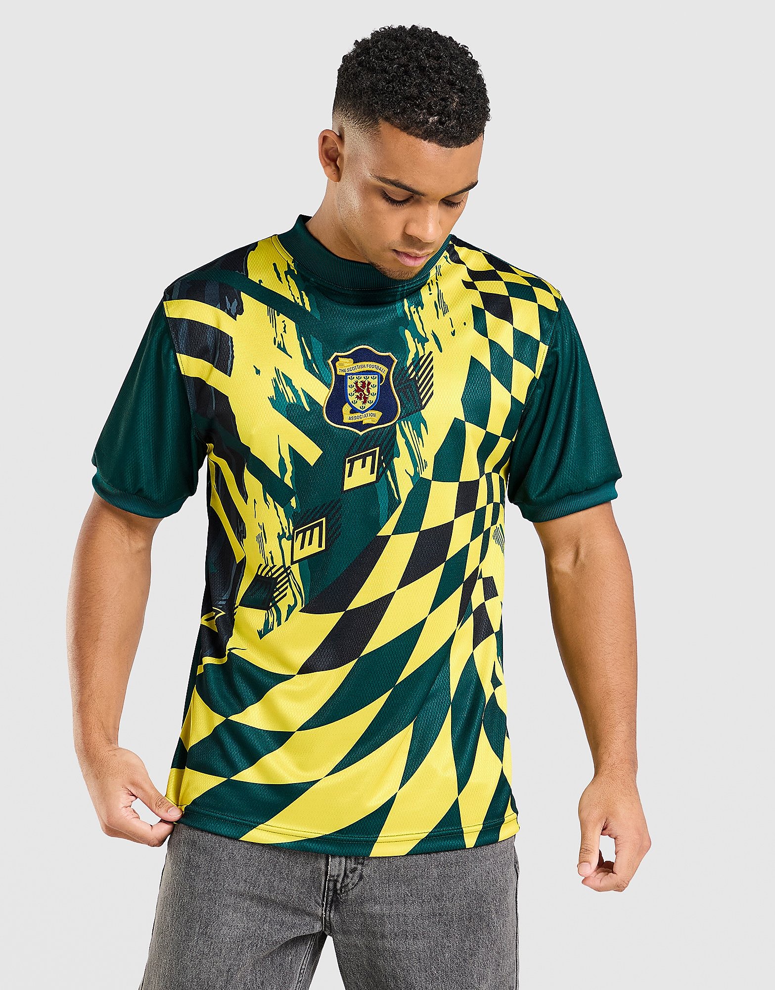 Score Draw Scotland '96 Retro Goalkeeper Home Shirt