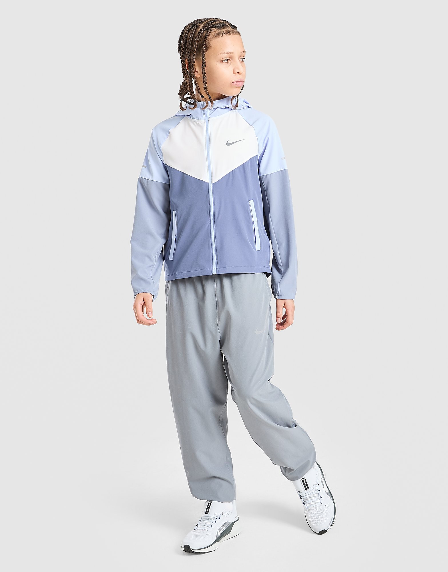 Nike Veste Miler Colourblock Junior - Bleu, Bleu