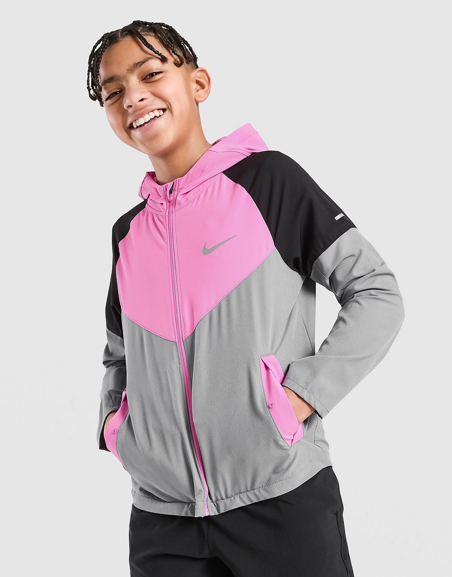 Nike Veste Miler Colourblock Junior - vue 1