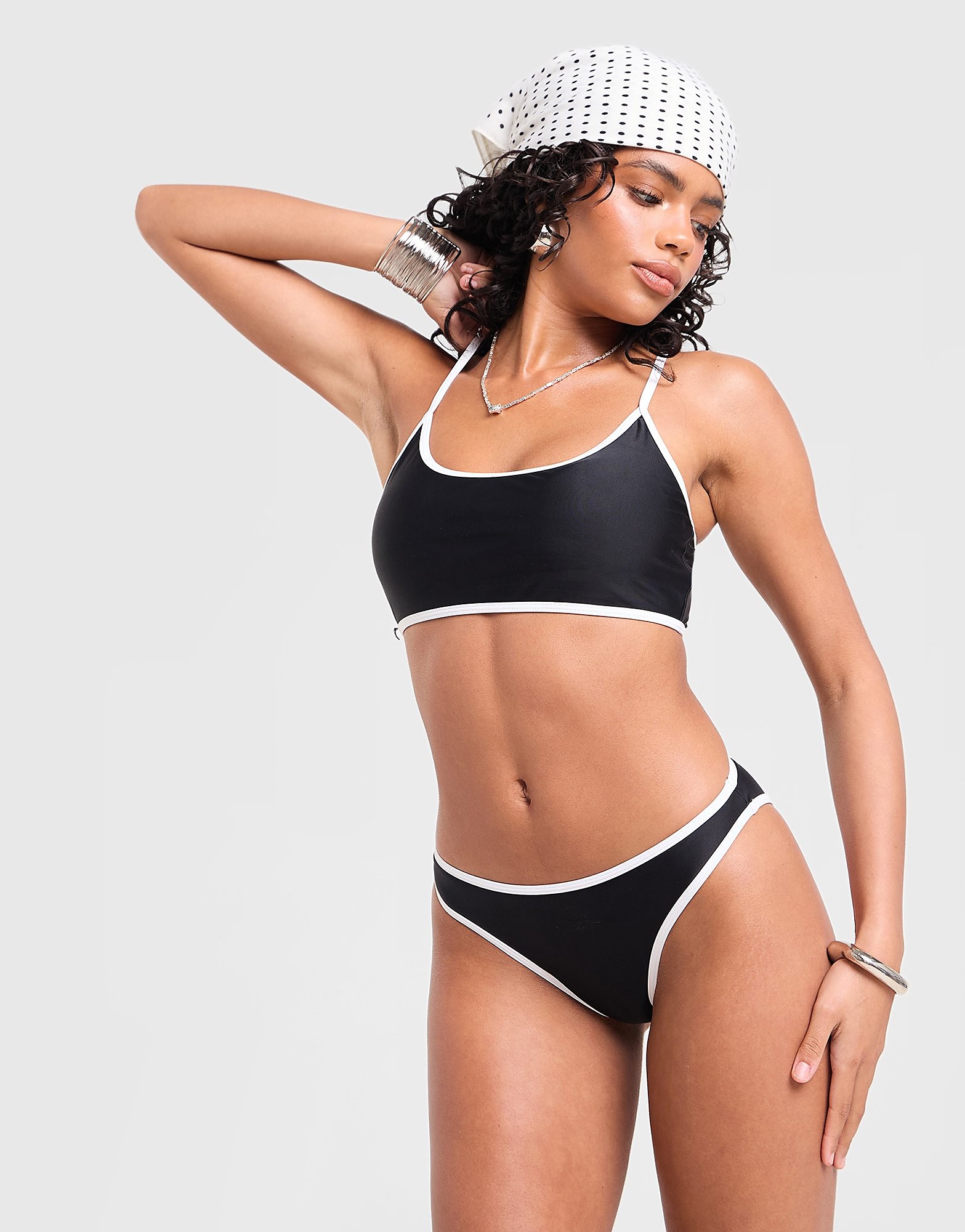 Scoop Bikini Top - Damen, Schwarz