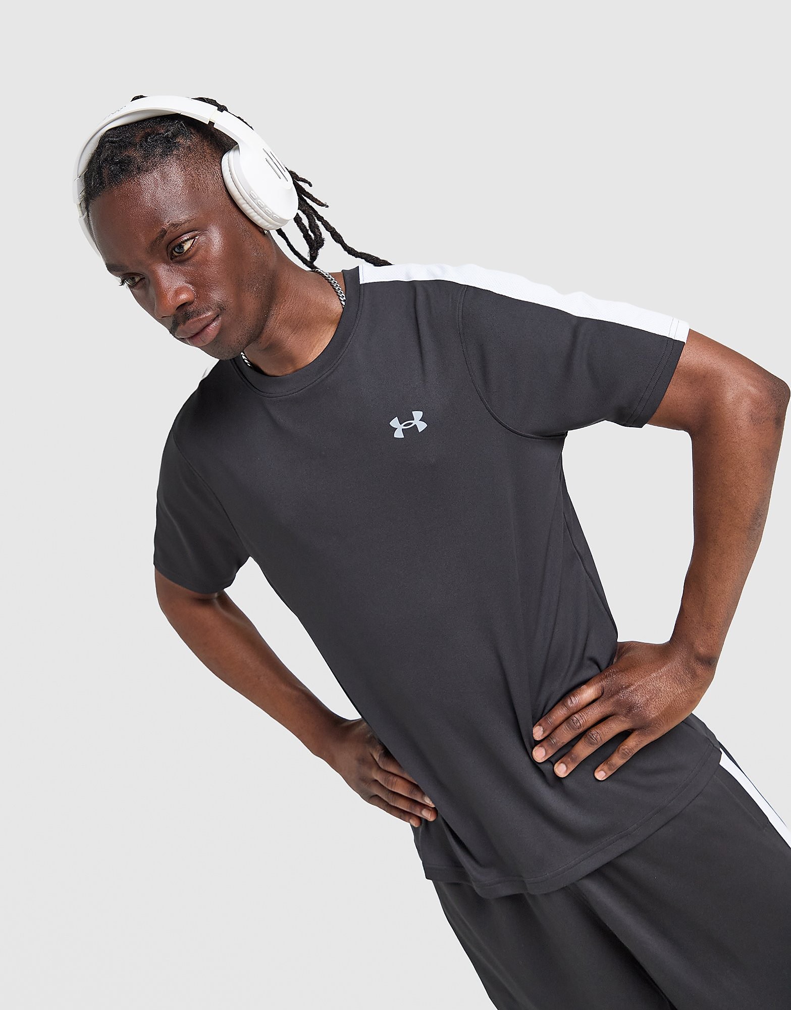 Mens Under Armour Maglia Coldgear - Nero, Nero